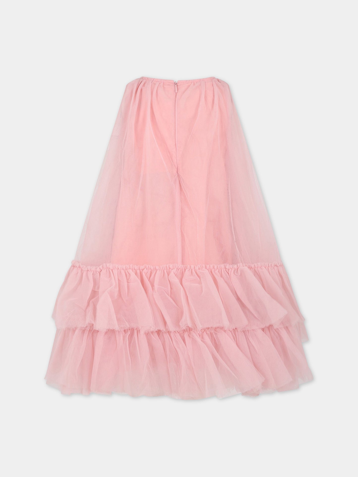 Vestito rosa per bambina,Caroline Bosmans,SS23 4014A 18 3000