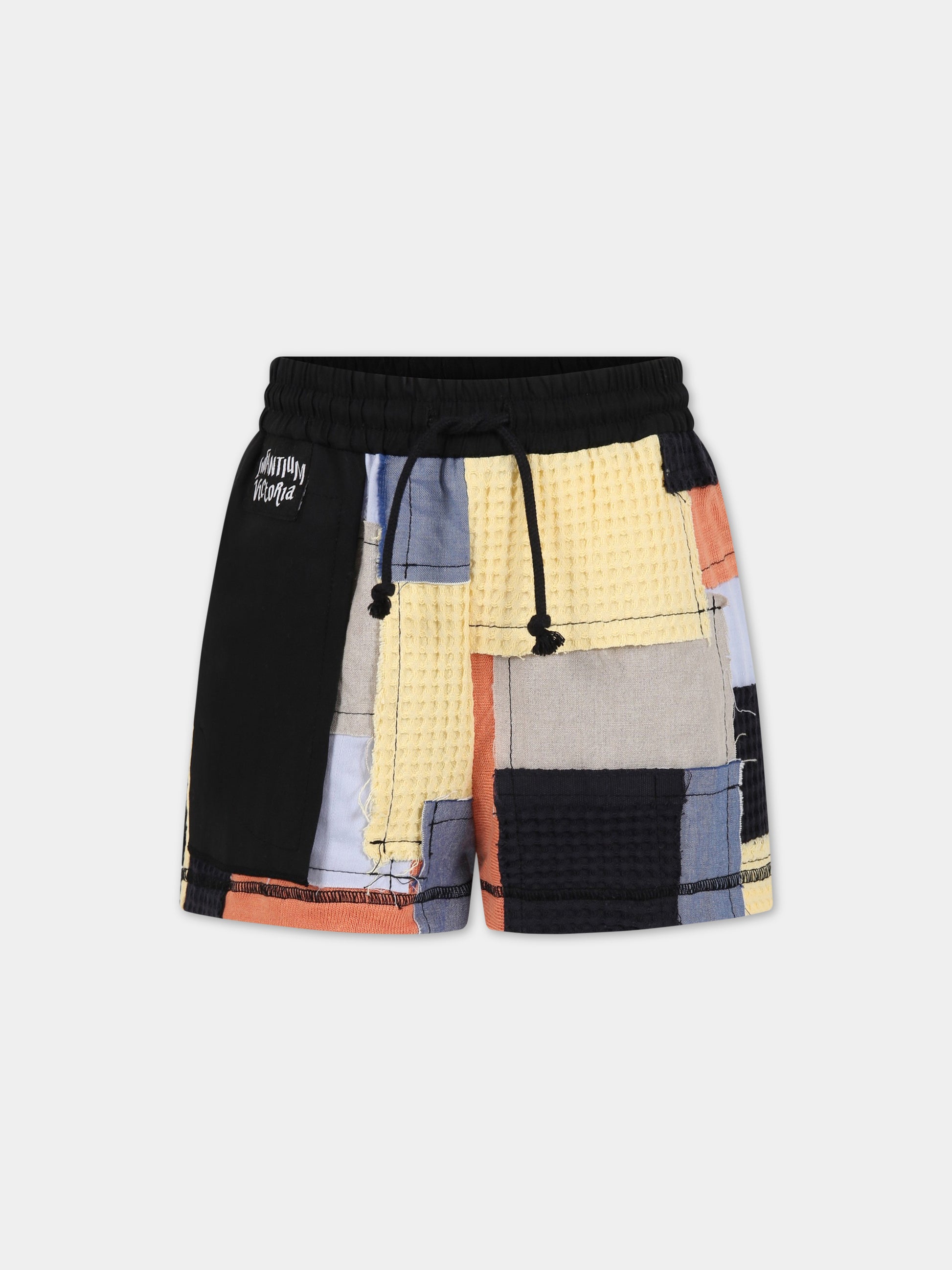Shorts multicolor per bambino con logo,Infantium Victoria,S17 1002