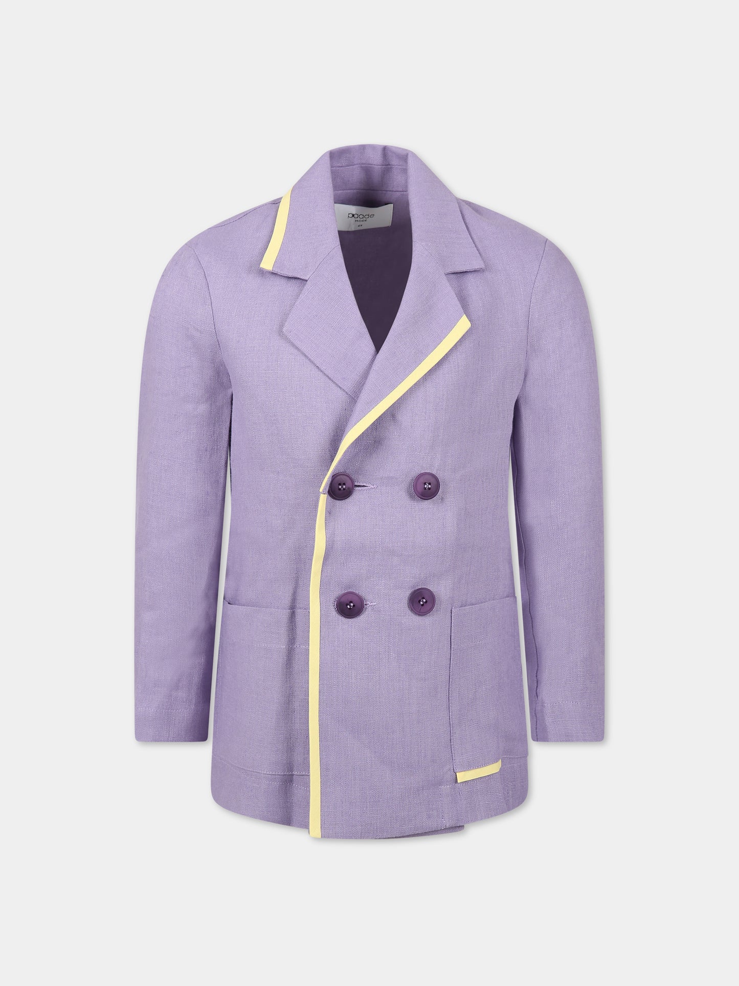 Giacca viola per bambina,Paade Mode,232201414