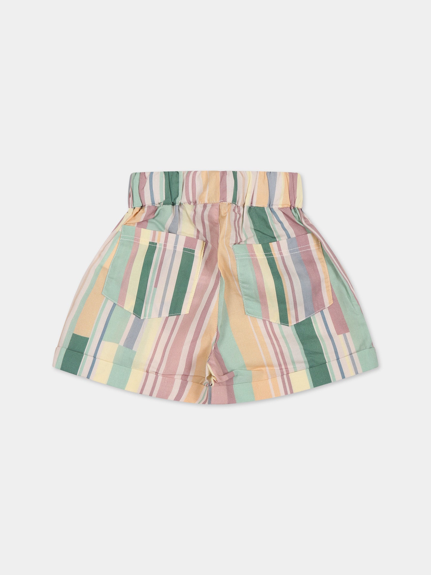 Shorts multicolor per neonata,Coco Au Lait,14COCO2031