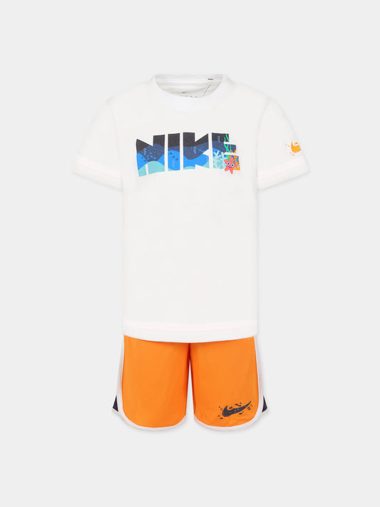 Completo multicolor per bambino con logo,Nike,86K958 N54