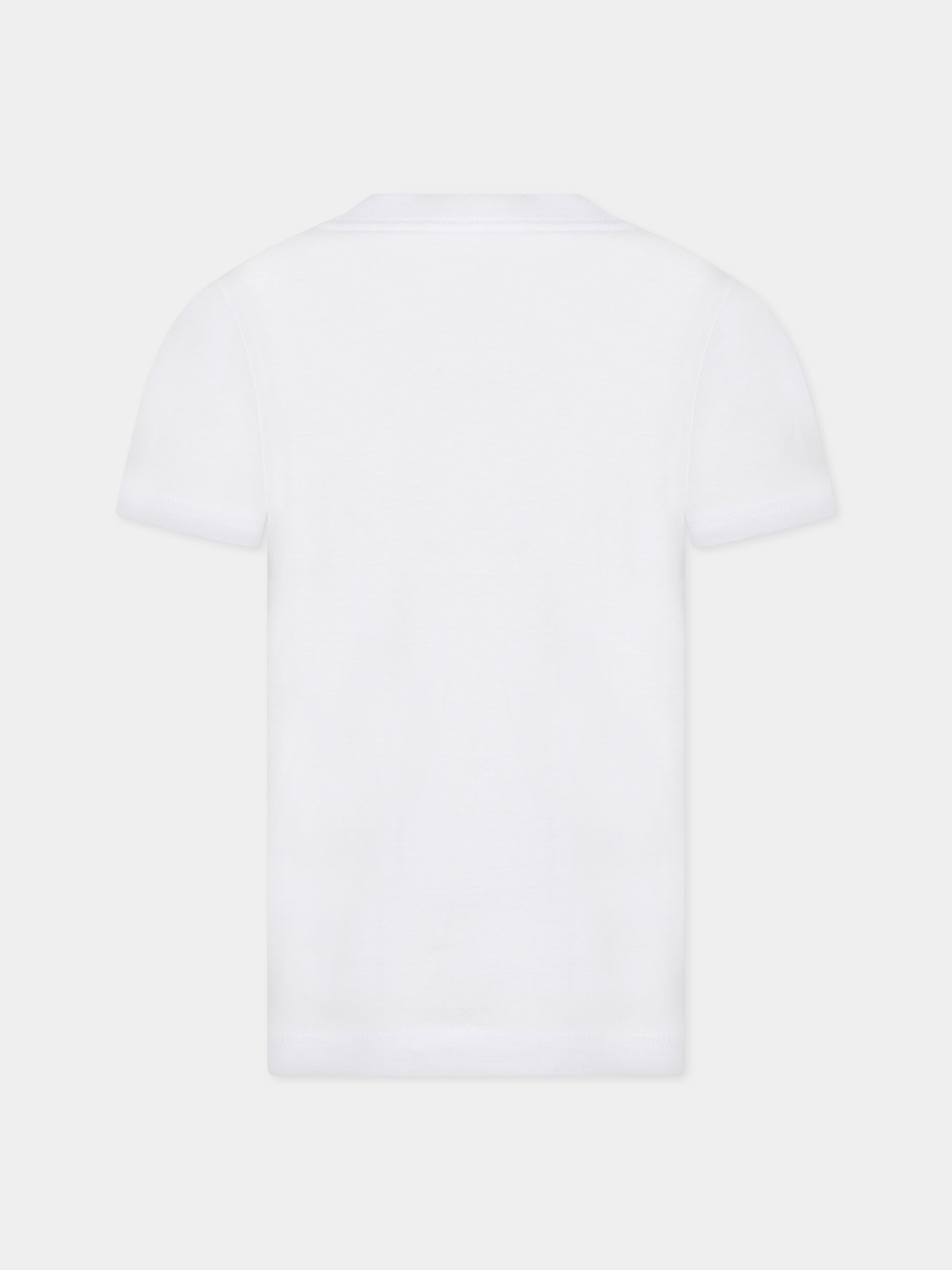 T-shirt bianca per bambino con logo,Nike,8UC545 001