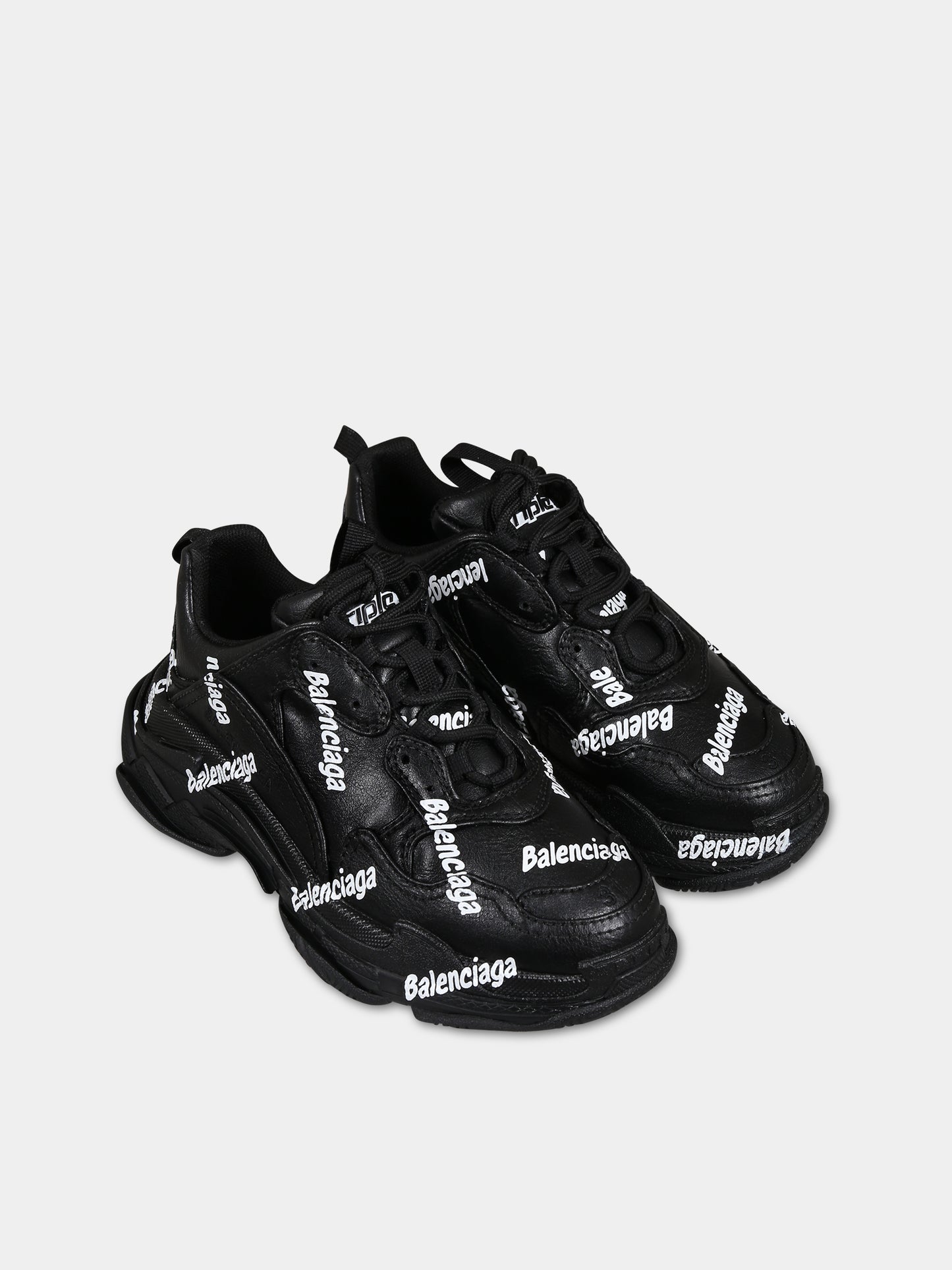 Sneakers nere Triple S per bambini con logo,Balenciaga,654251 W2FAB 1090