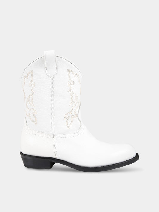 Stivali bianchi per bambina,Gallucci Kids,J30109AM685100