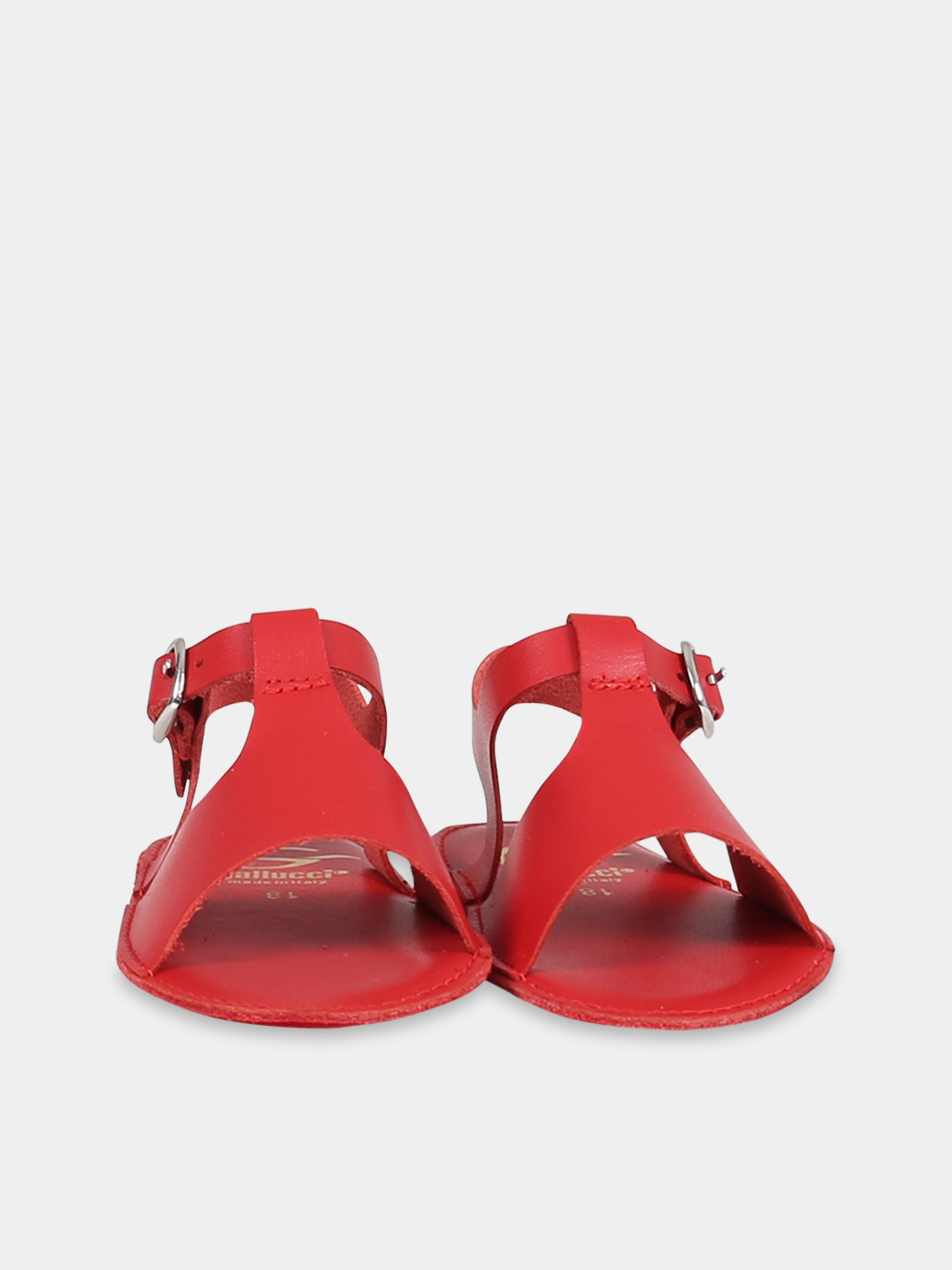 Sandali rosso per bambina,Gallucci Kids,C00030AM339585