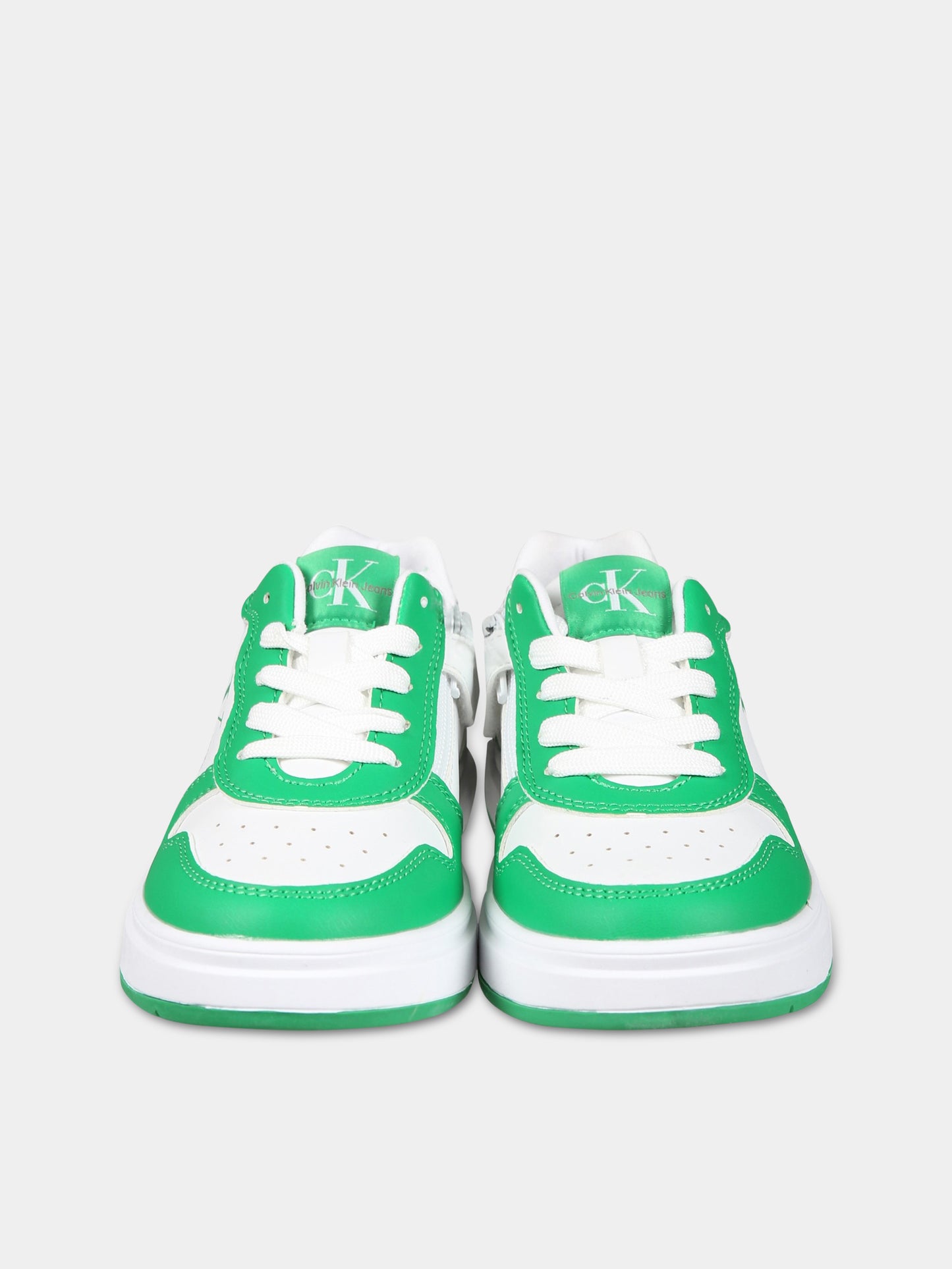 Sneakers multicolor per bambini con logo,Calvin Klein Kids,V3X9 80552 1355X042
