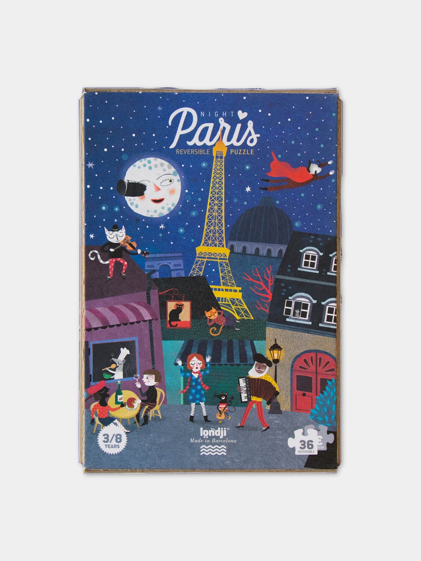 Puzzle multicolor per bambini con Parigi,Londji,PZ121U