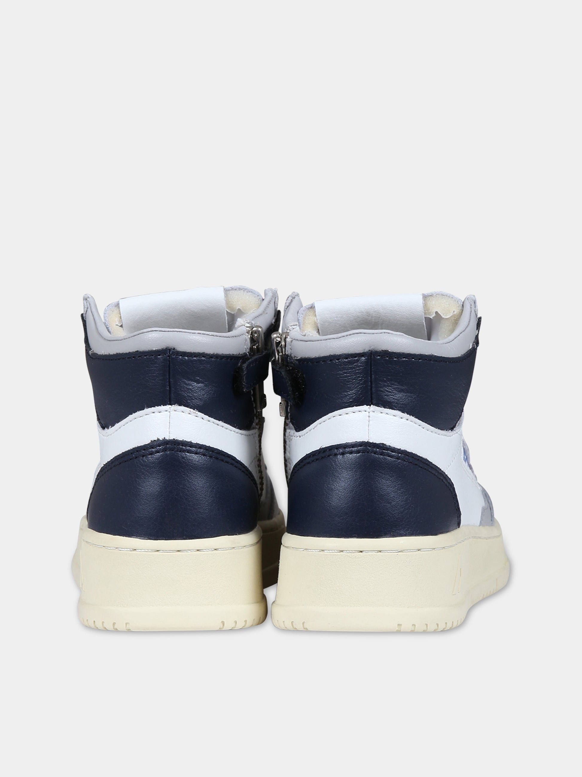 Sneakers grigie per bambini con logo,Autry,KUMK 3C05