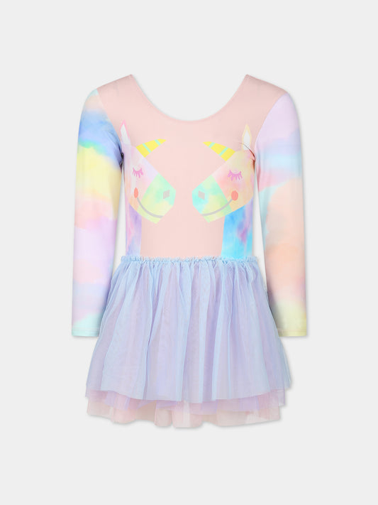 Body multicolor per neonata con unicorni,Stella Mccartney Kids,TT1A00 Z0157 505