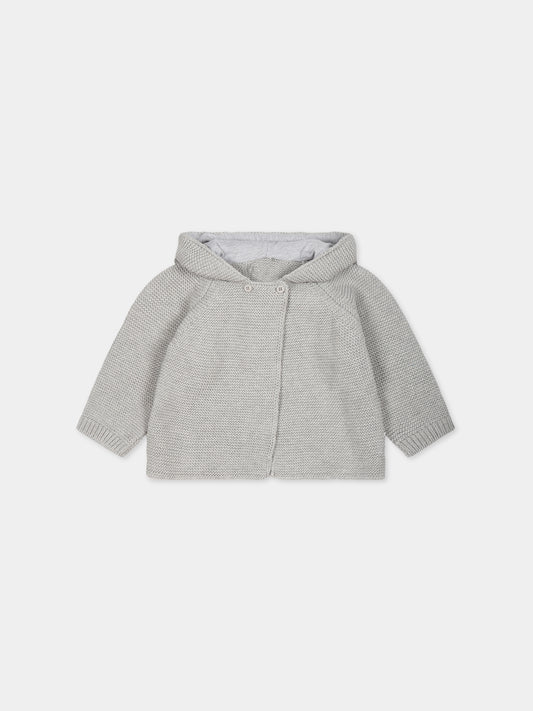 Cardigan grigio per neonato,Stella Mccartney Kids,TT9550 Z1528 904