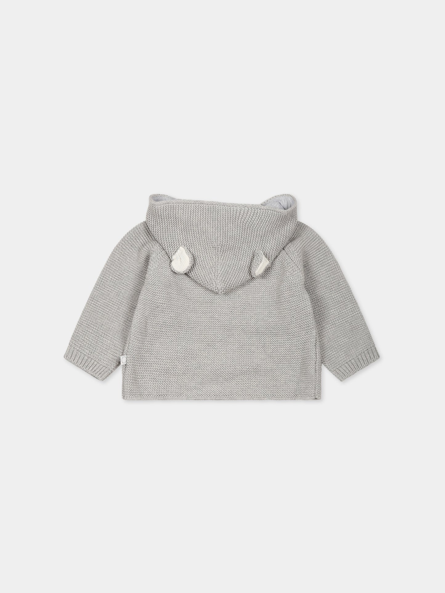 Cardigan grigio per neonato,Stella Mccartney Kids,TT9550 Z1528 904