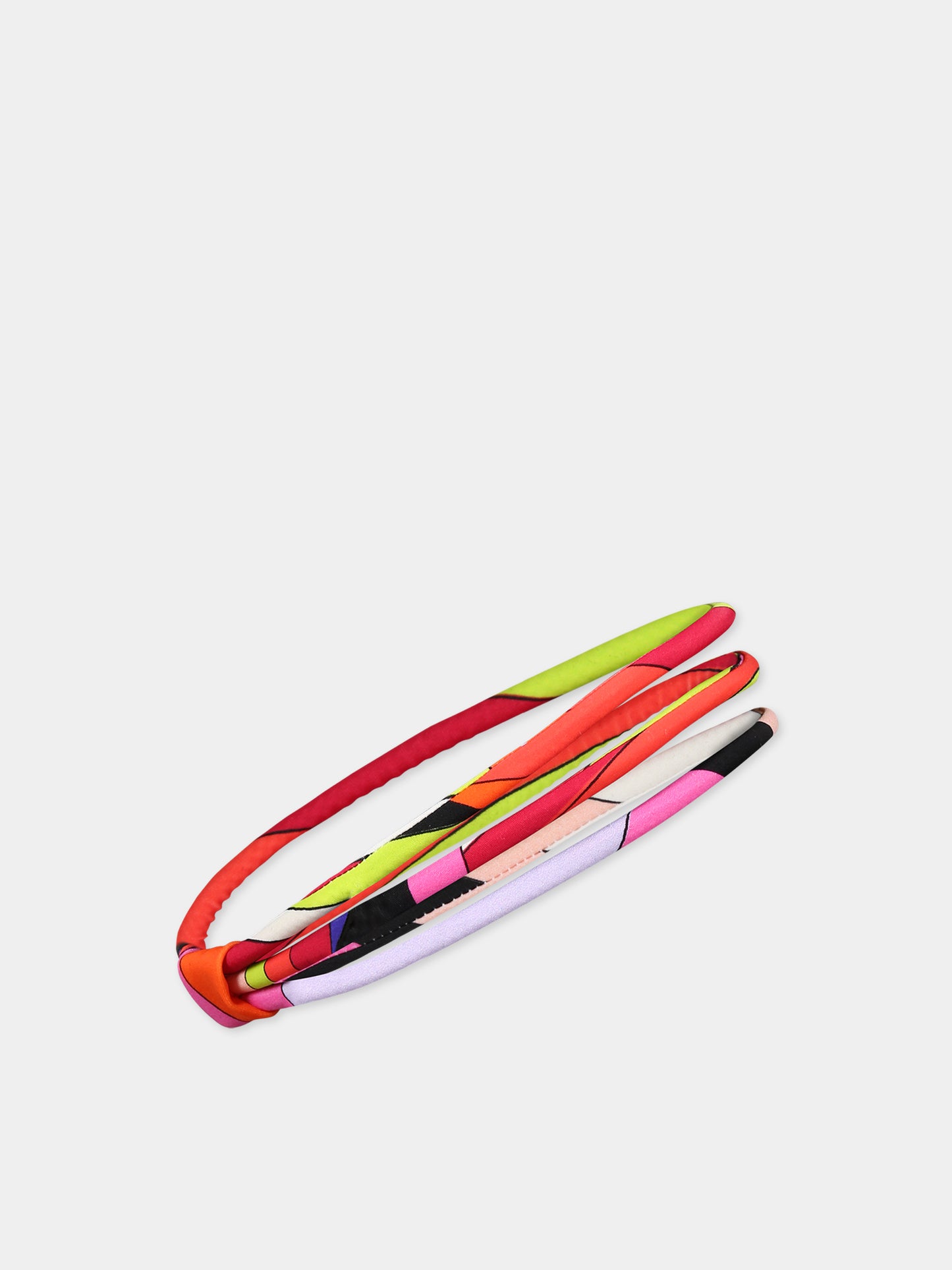 Fascia multicolor per bambina con logo,Emilio Pucci Junior,PT0A33 J0309 999NE