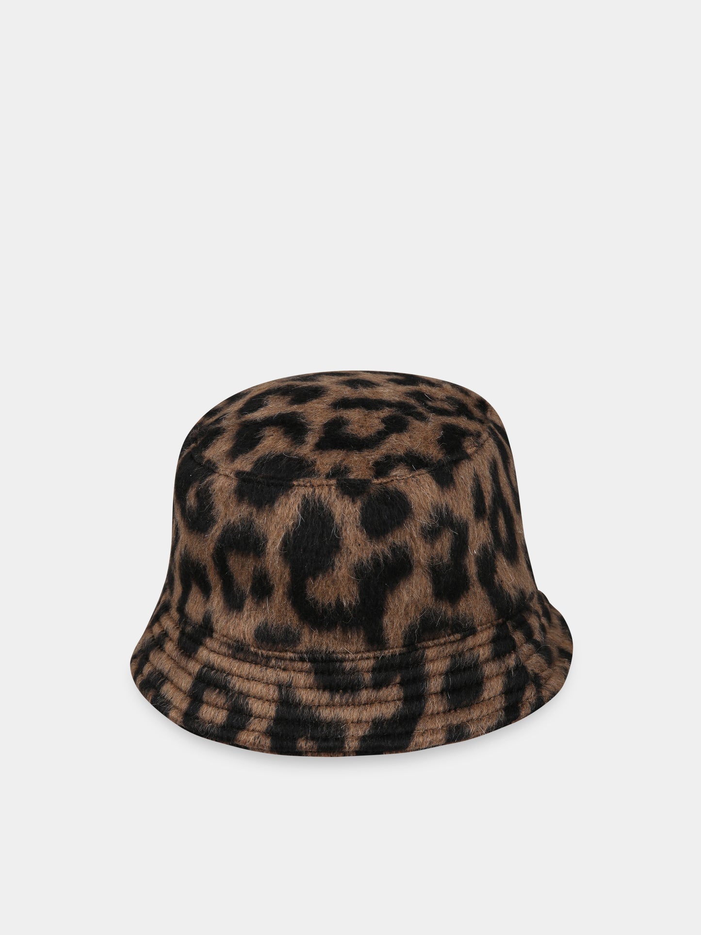 Cloche marrone per bambina con logo,Balmain Kids,BT0A27 E0121 315NE