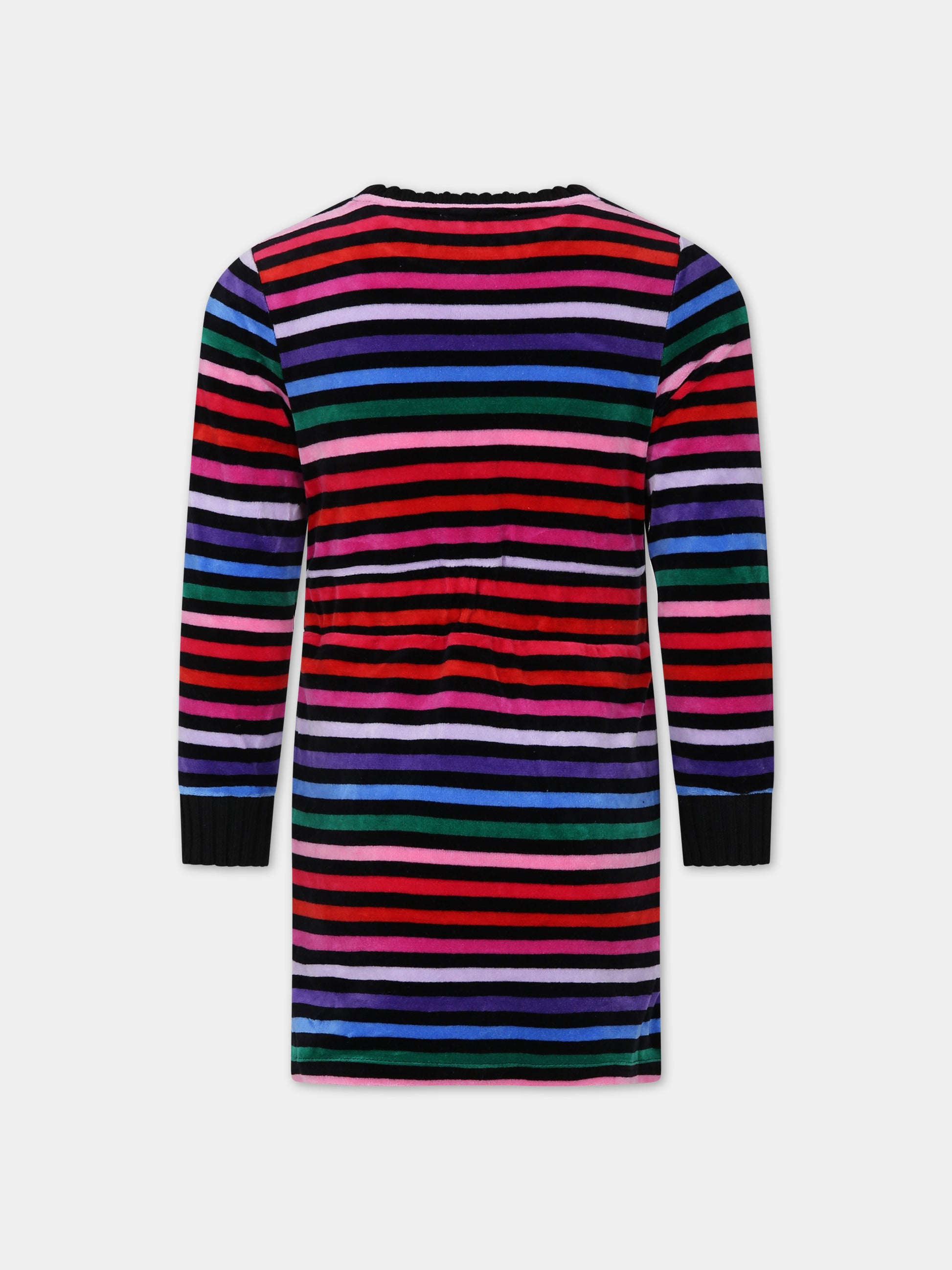 Vestito nero per bambina co logo,Sonia Rykiel Paris,A12029 Z44