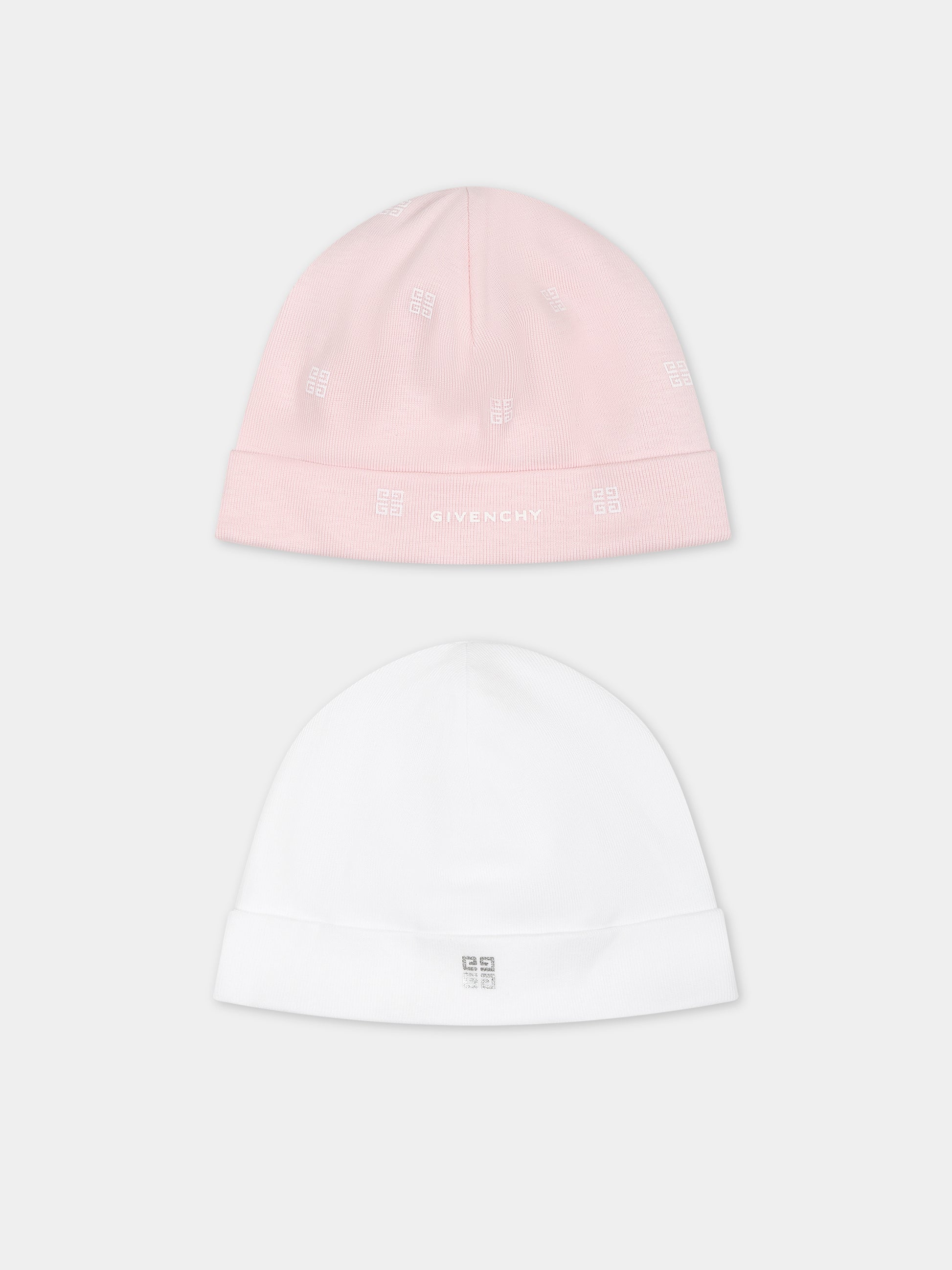 Set bianco per neonata con motivo 4G,Givenchy Kids,H98185 44Z