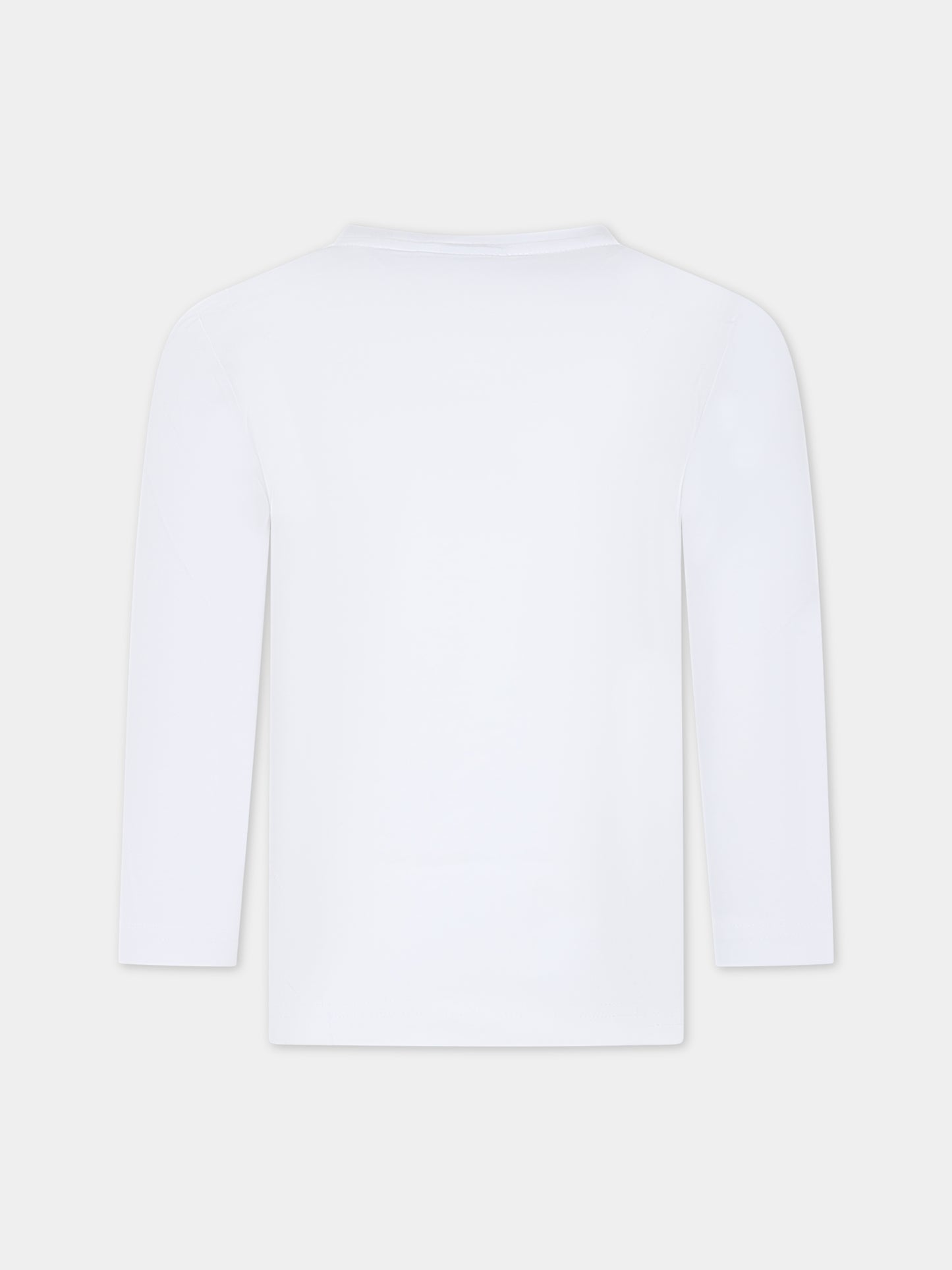 T-shirt bianca per bambino con logo,Boss,J25P25 10P