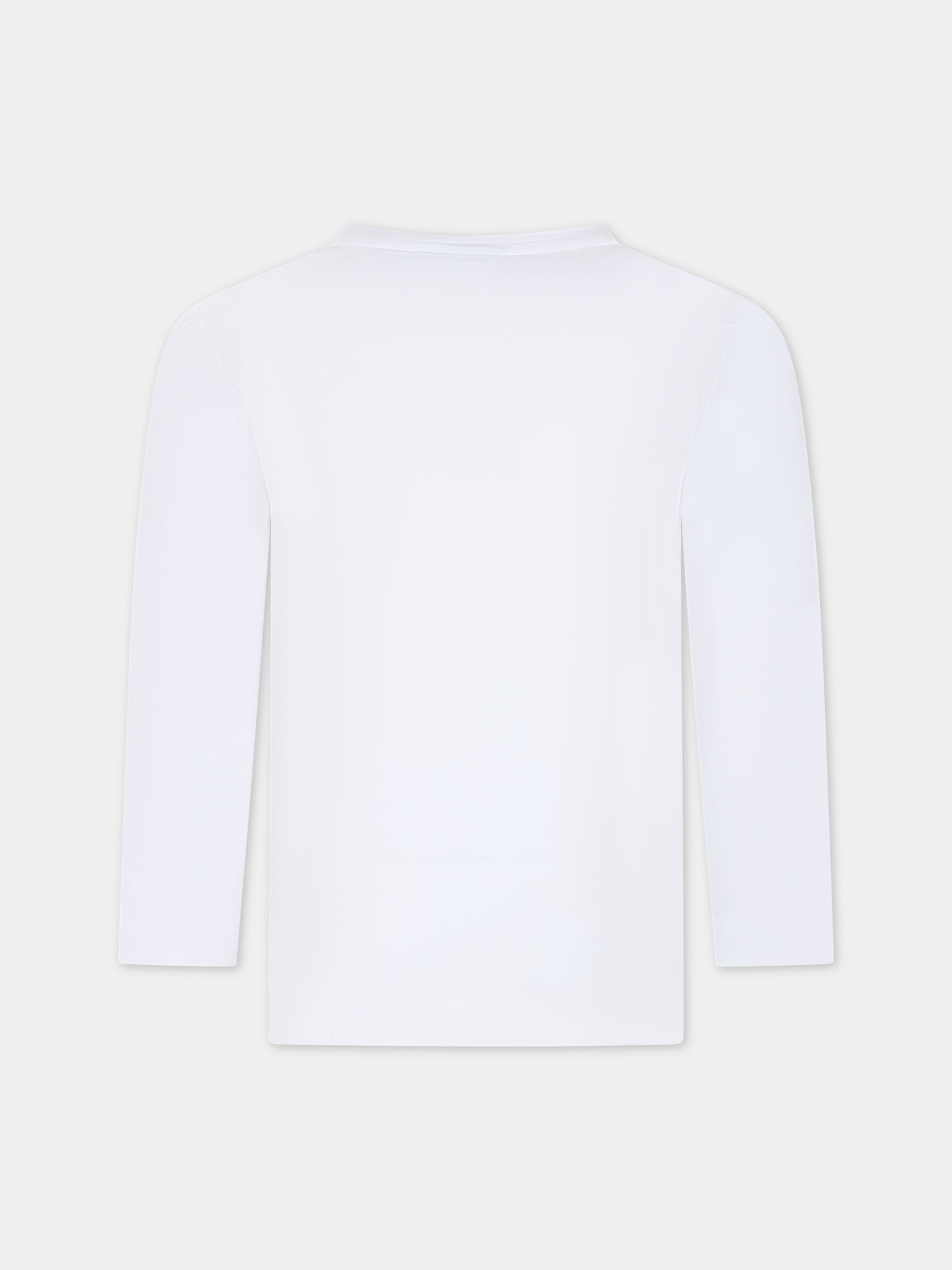 T-shirt bianca per bambino con logo,Boss,J25P25 10P