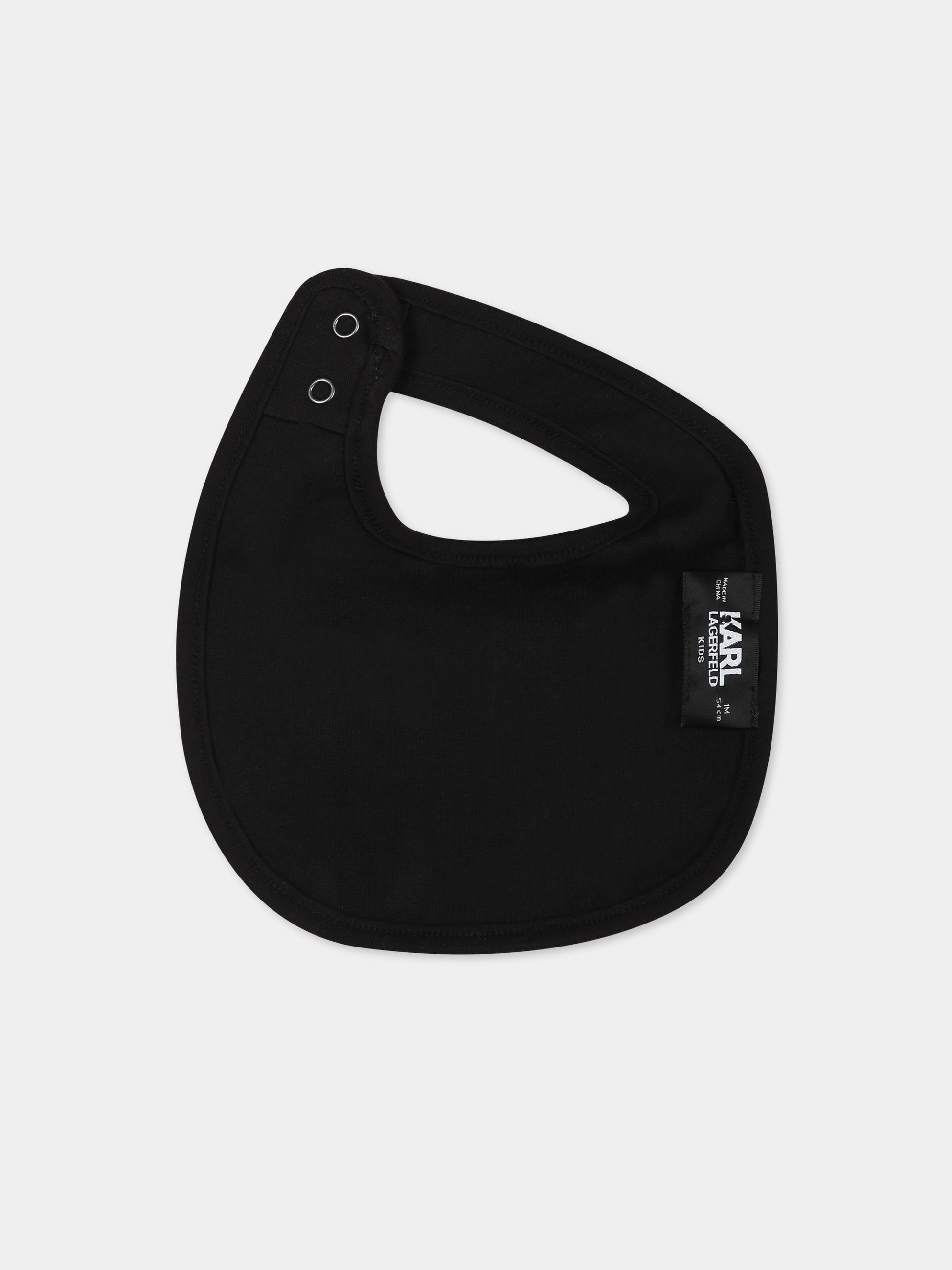 Set nero per neonata con logo,Karl Lagerfeld Kids,Z98141 09B