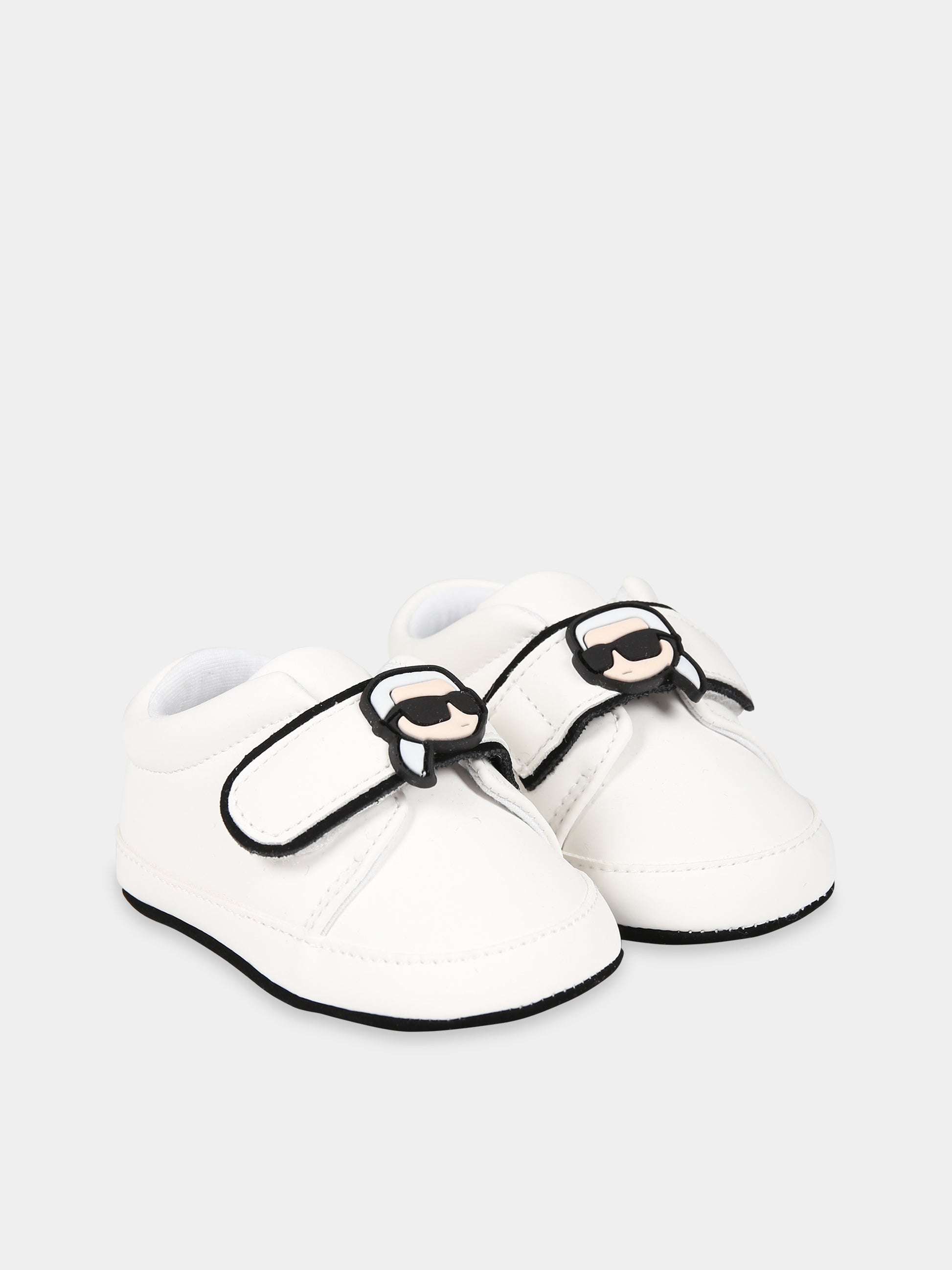 Sneakers bianche per neonati con Karl Lagerfeld,Karl Lagerfeld Kids,Z99026 10P