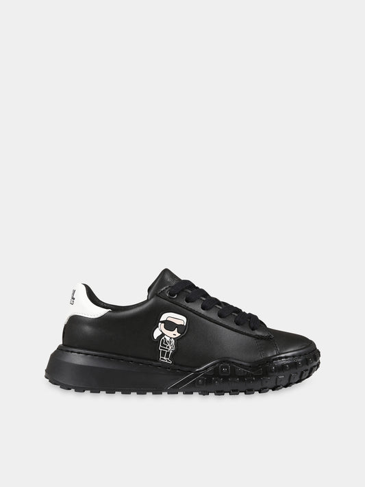 Sneakers nere per bambini con logo,Karl Lagerfeld Kids,Z29073 09B