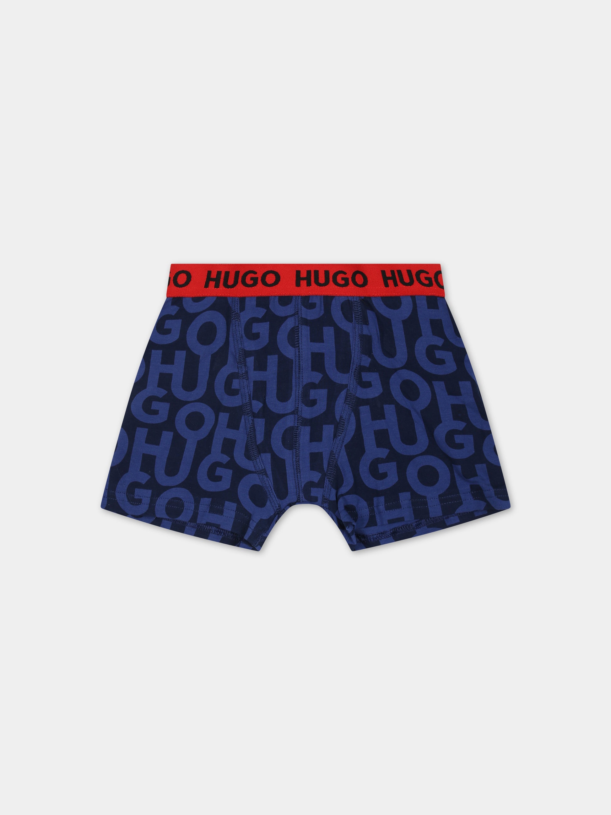 Set multicolor per bambino con logo,Hugo,G20119 M48