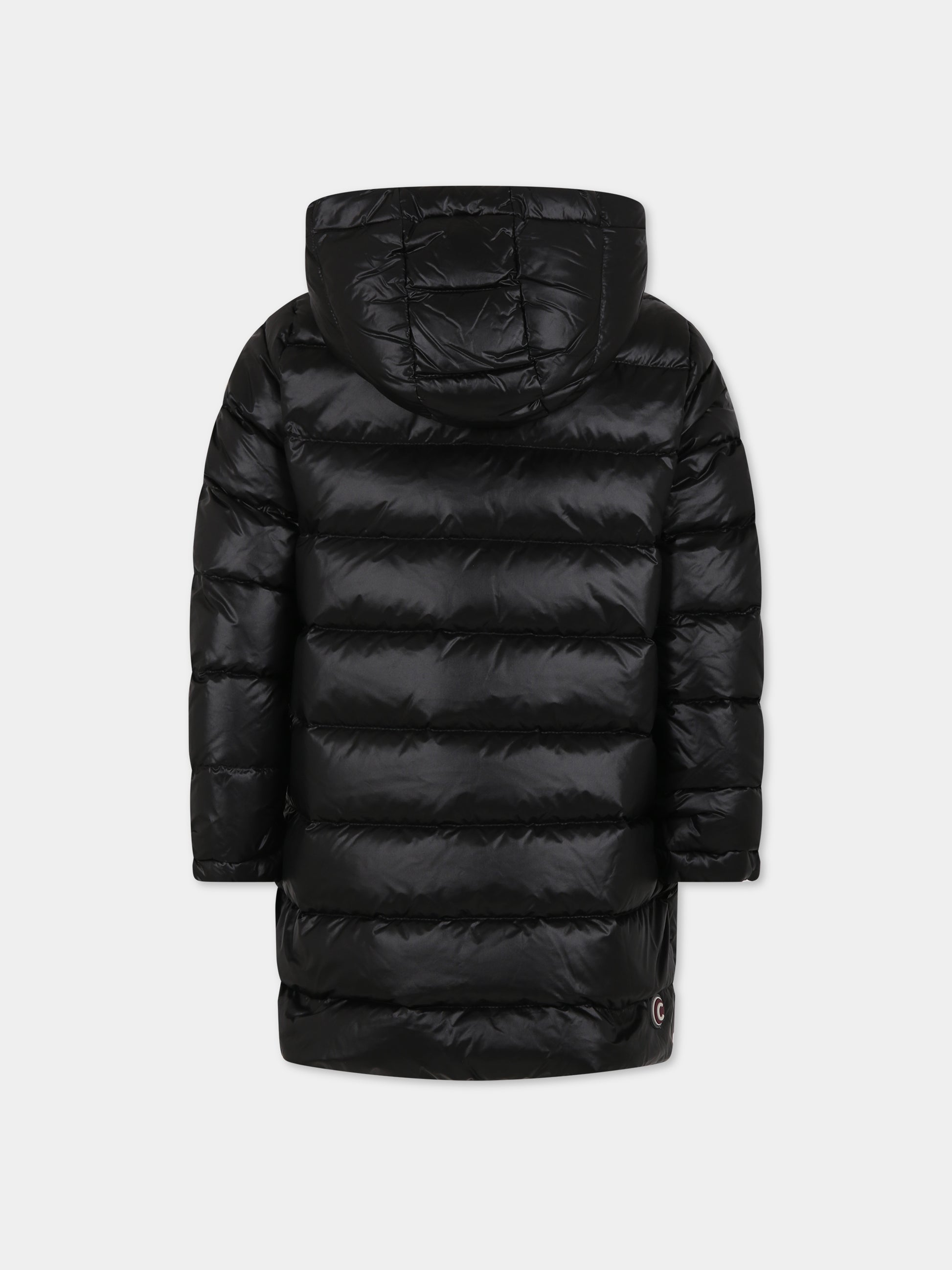 Piumino nero reversibile per bambina con logo,Colmar Originals Kids,3453A 5WG 99