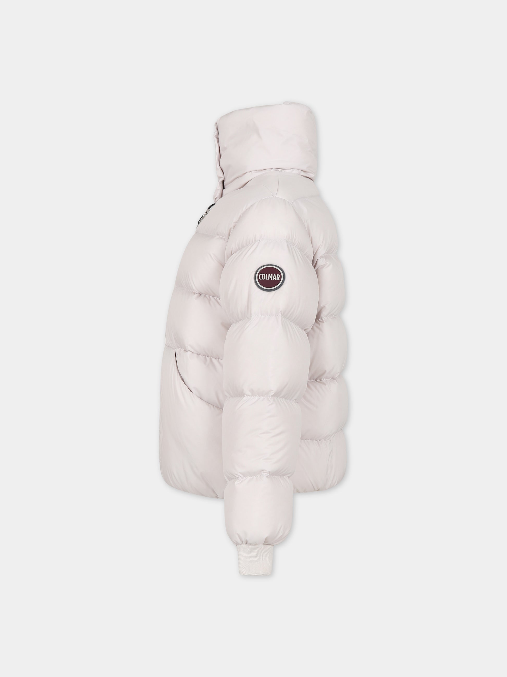 Piumino avorio per bambina con logo,Colmar Originals Kids,3428 2XX 04
