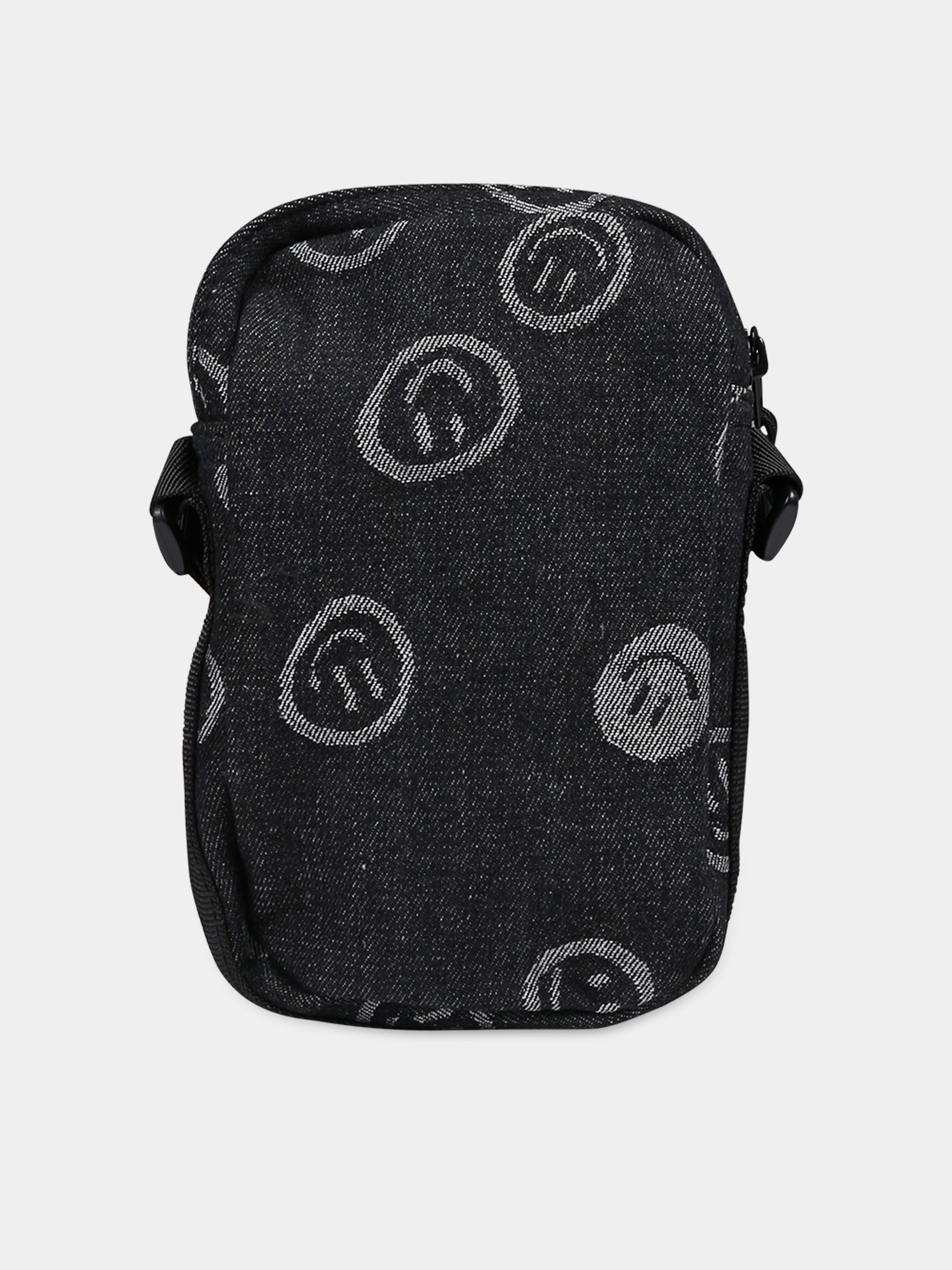 Borsa nera per bambini con smile,Molo,7W23V103 8811