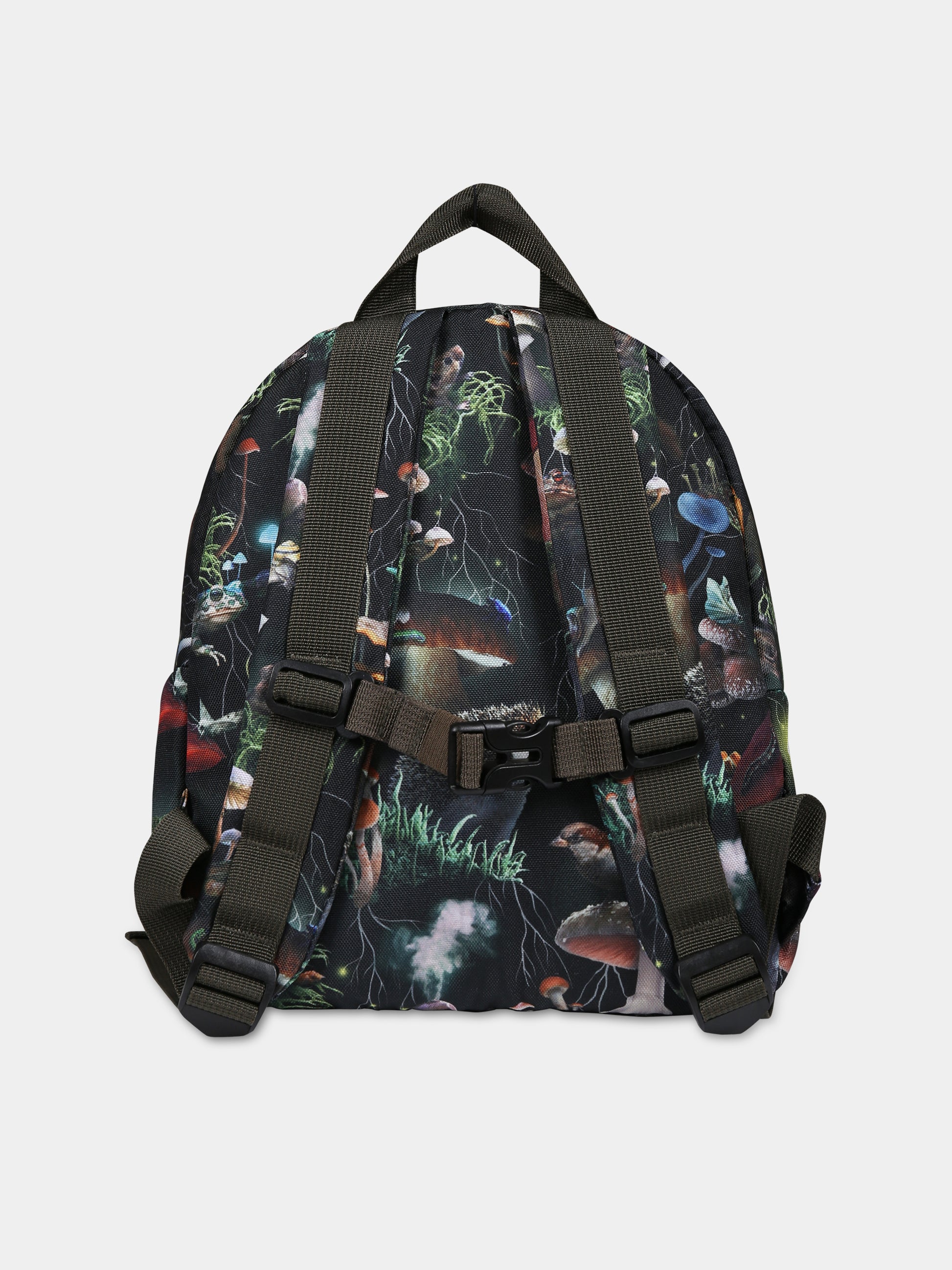 Zaino nero per bambini con animali,Molo,7W23V203 6863