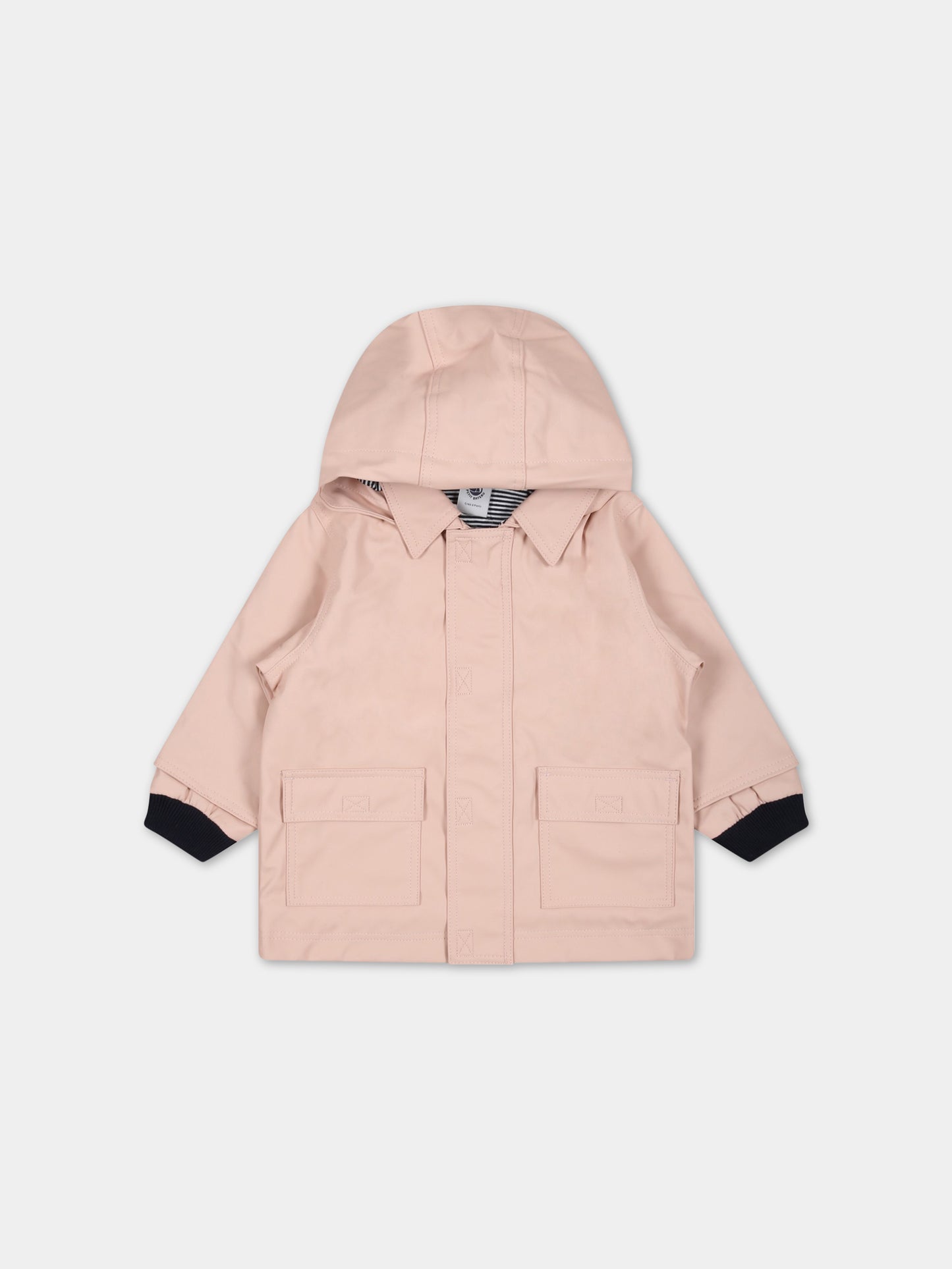 Impermeabile rosa per neonata,Petit Bateau,A072V SALINE