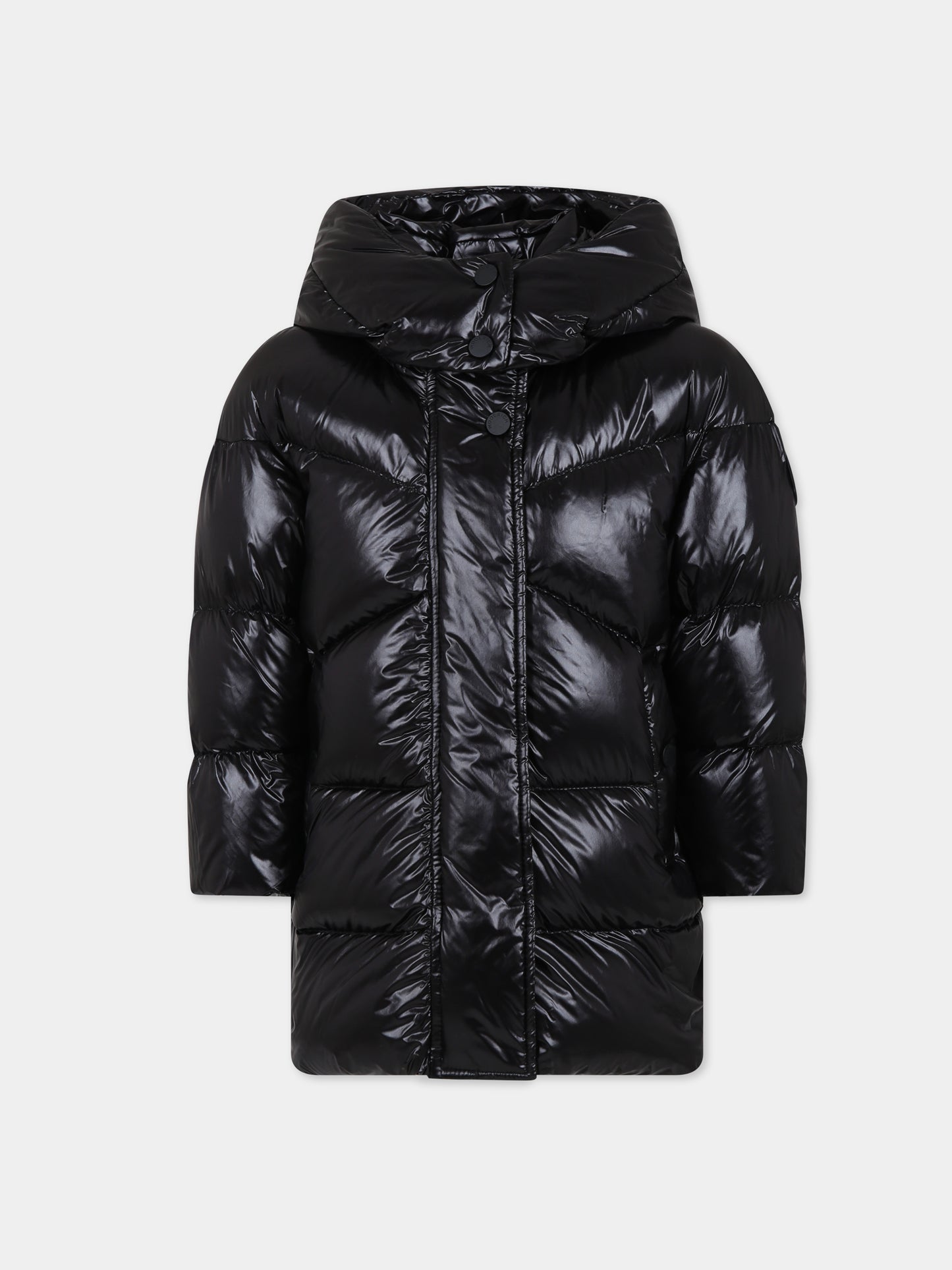 Piumino Aliquippa blu per bambini con logo,Woolrich Kids,CFWKOU0420FRUT3085 100