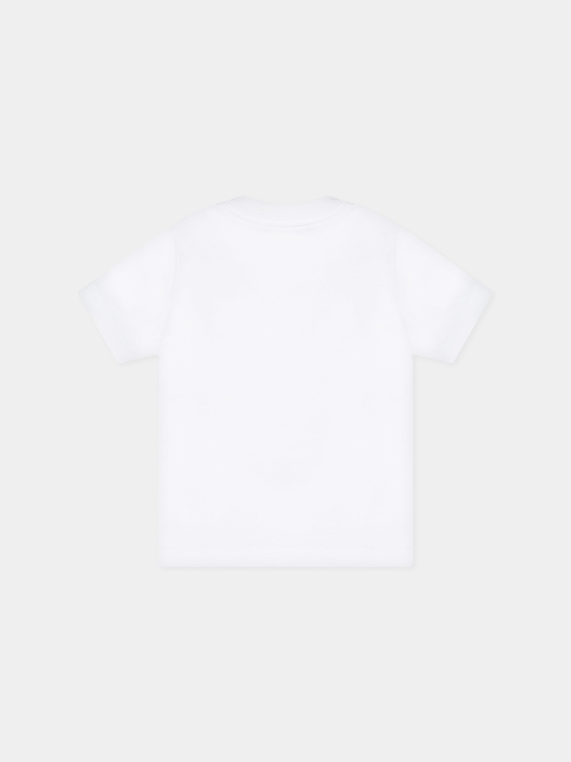T-shirt bianca per neonato con logo,Dsquared2,DQ0623 D00MV DQ100