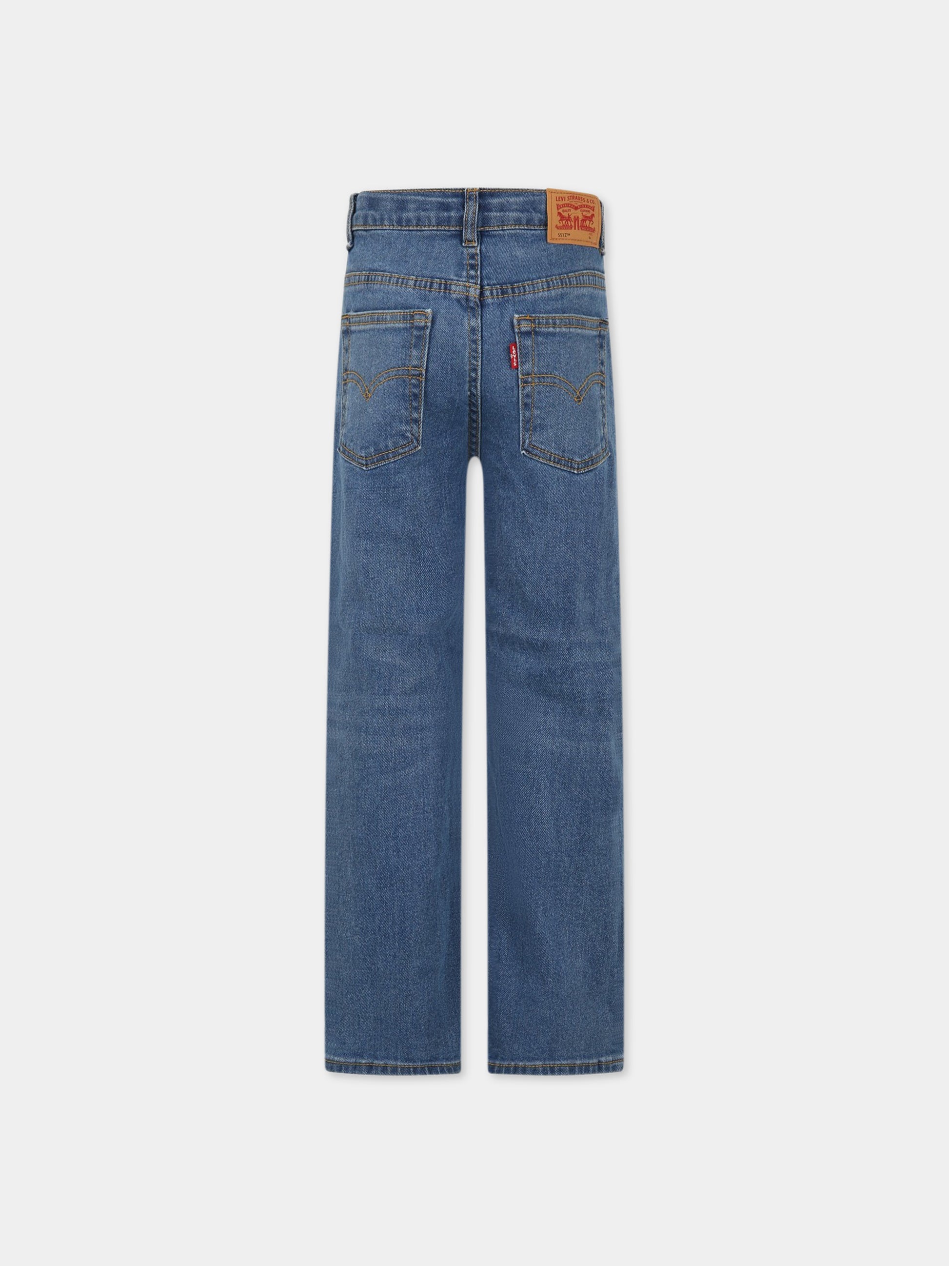 Jeans blu bambino con logo,Levi's Kids,9ED512 M5I
