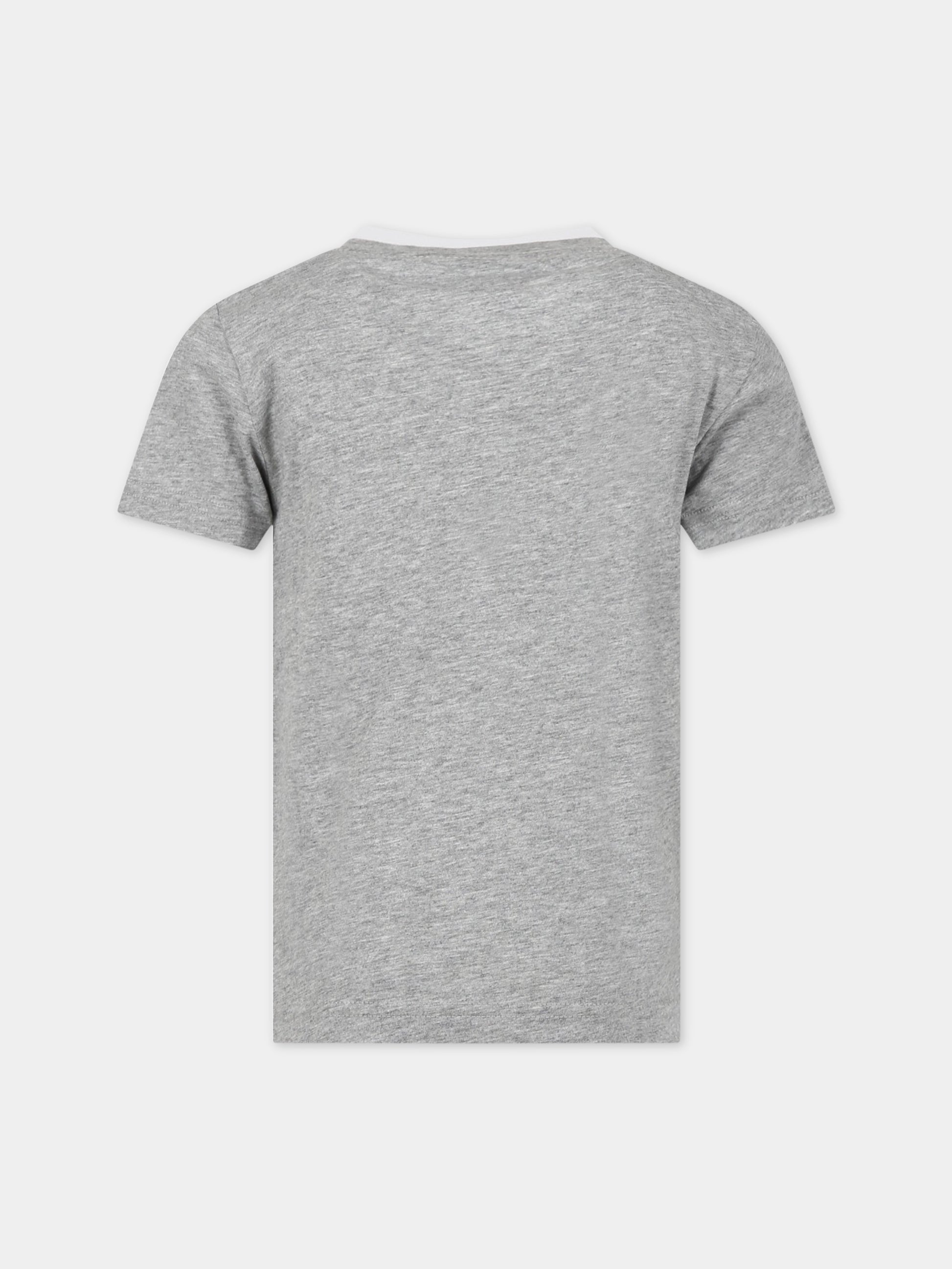 T-shirt grigia per bambino con logo,Levi's Kids,8E8568 C87