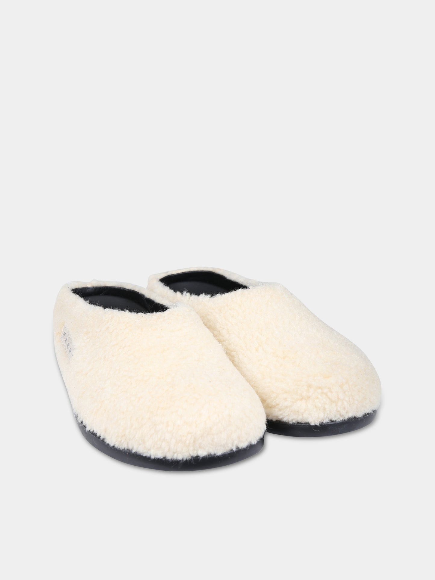 Sabot beige per bambina con logo,Marni Kids,75332 1