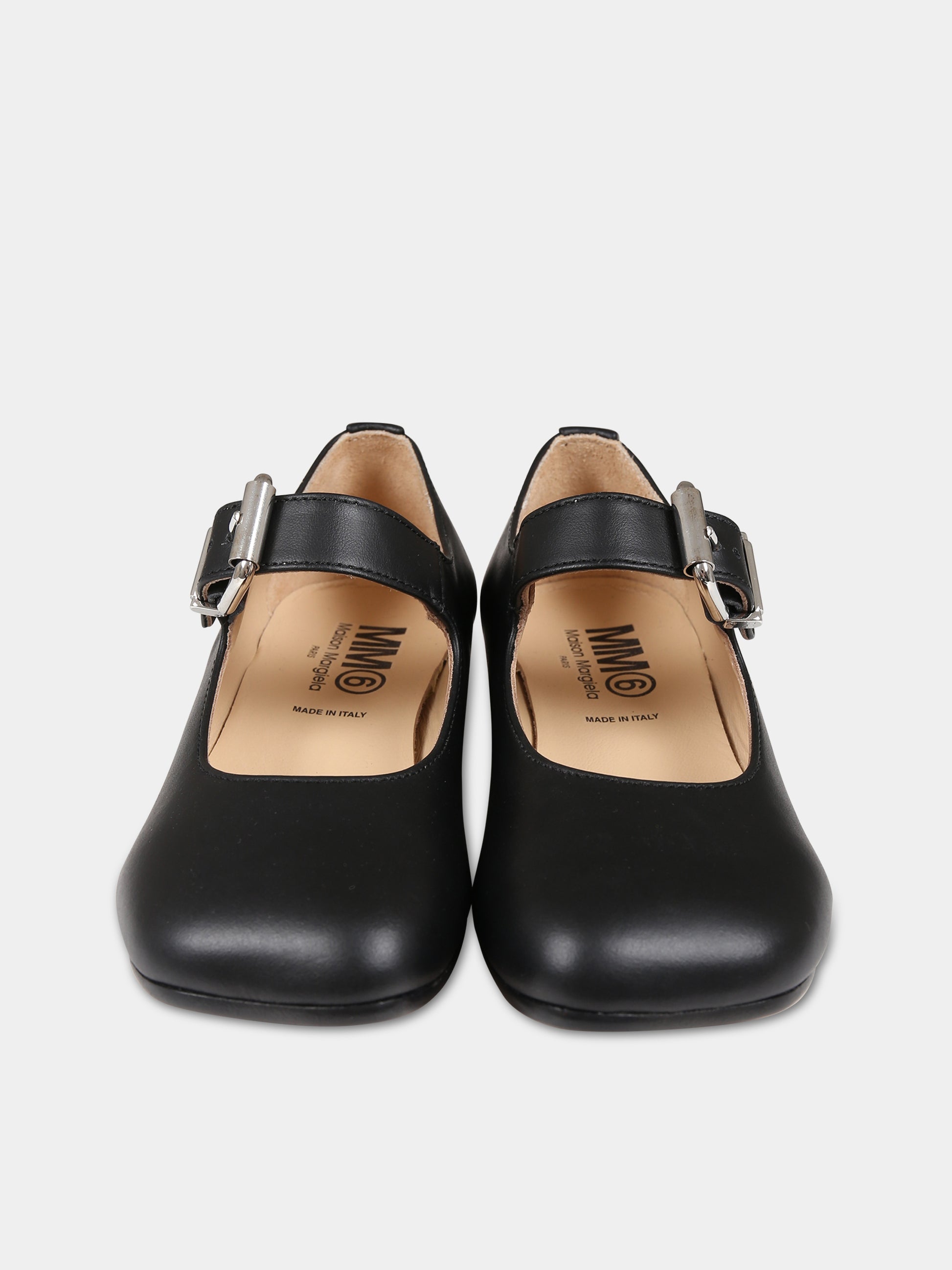 Ballerine nere per bambina,Mm6 Maison Margiela,75003 1