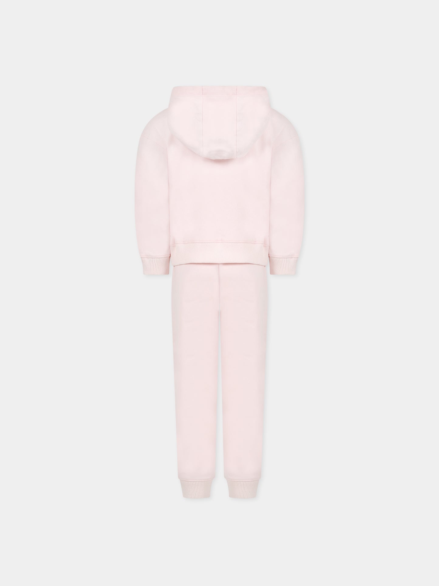 Completo rosa per bambina con scritta Love,Billieblush,U18139 45S