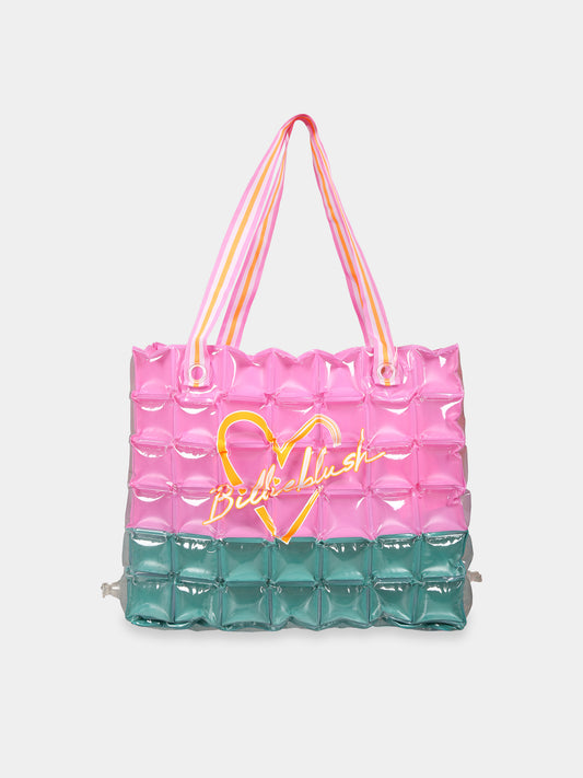 Borsa rosa per bambina con logo,Billieblush,U10534 47A