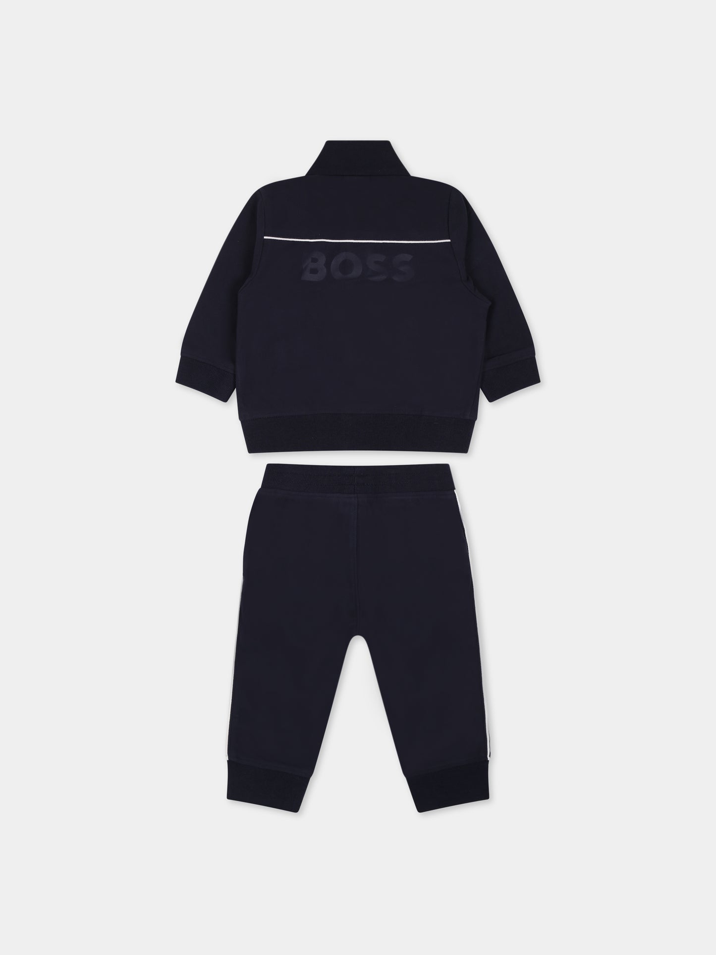 Completo blu per bambino con logo,Boss,J08076 849