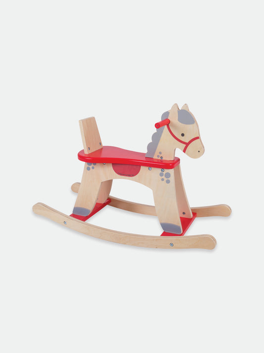 Cavallo a dondolo avorio per bambini,Bigjigs,BJ230