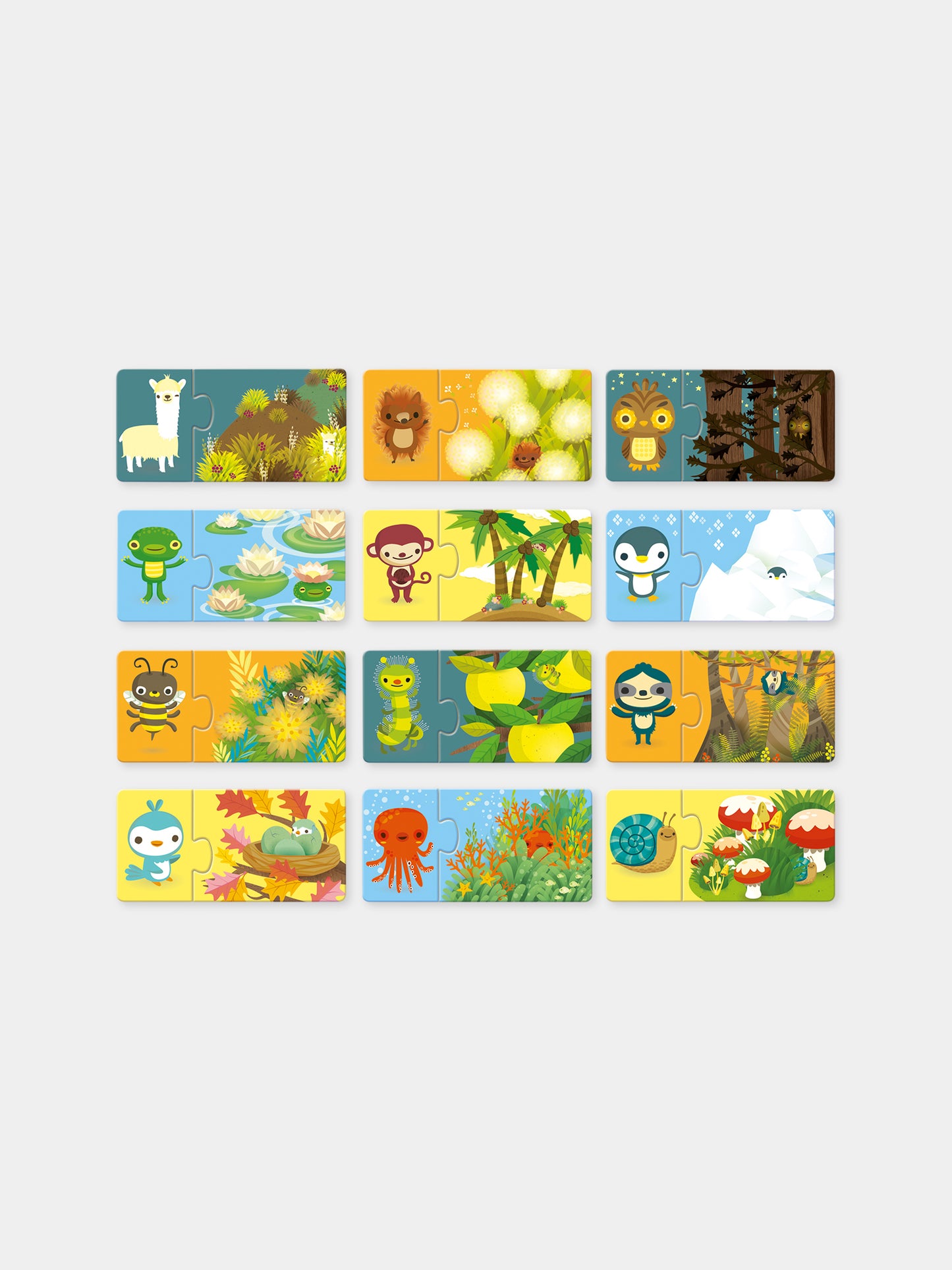 Puzzle multicolor per bambini,Djeco,DJ08156