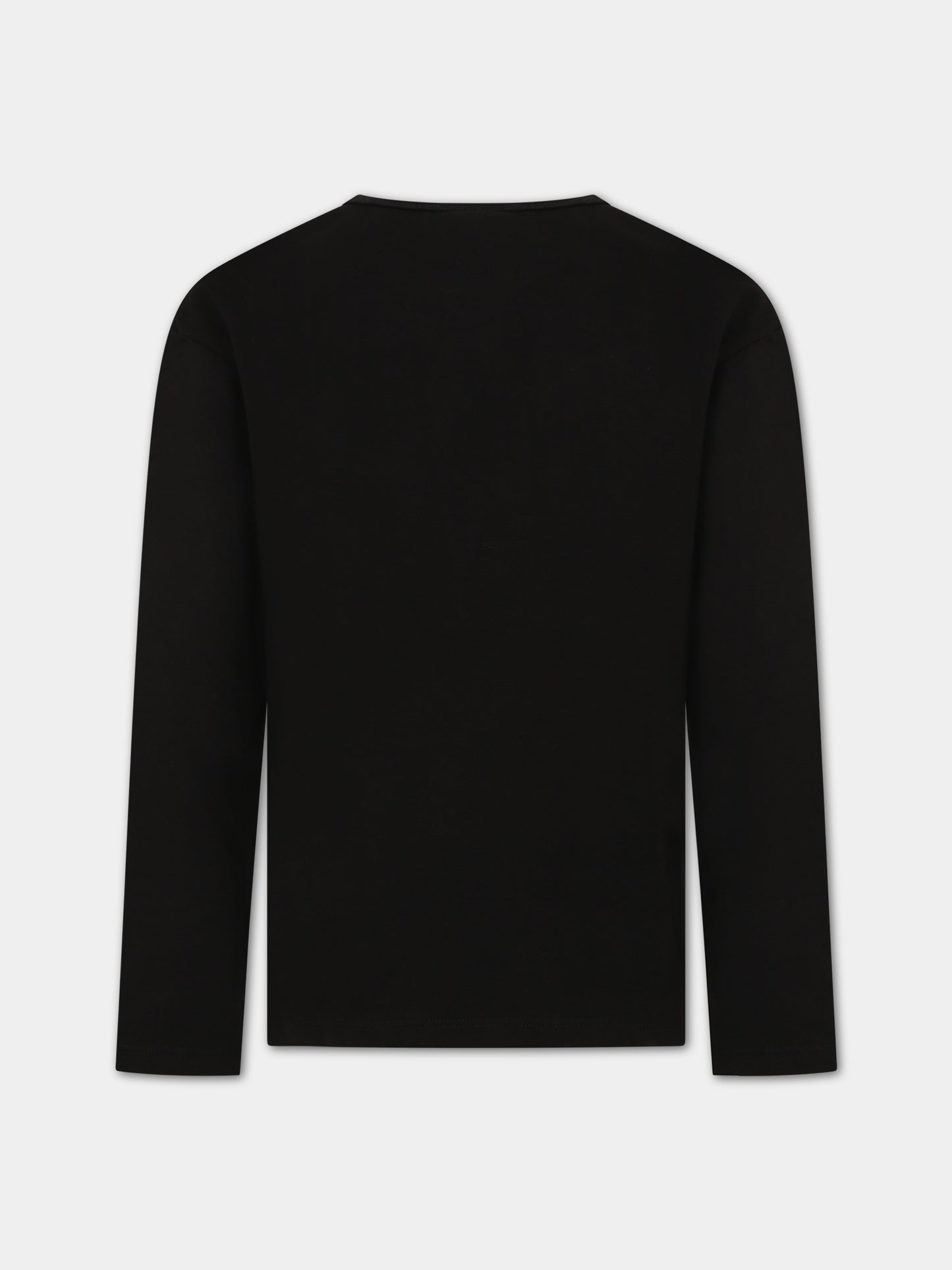 T-shirt nera per bambina con logo,Dimensione Danza,031660 110