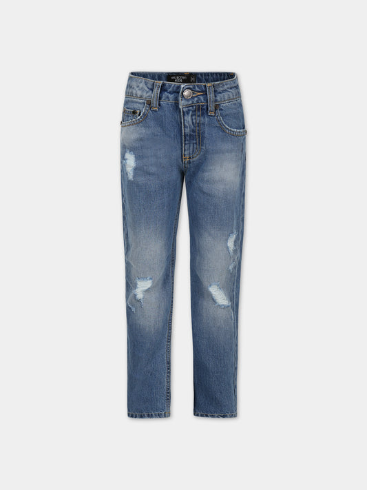 Jeans celeste per bambino,Neil Barrett Kids,033573 126