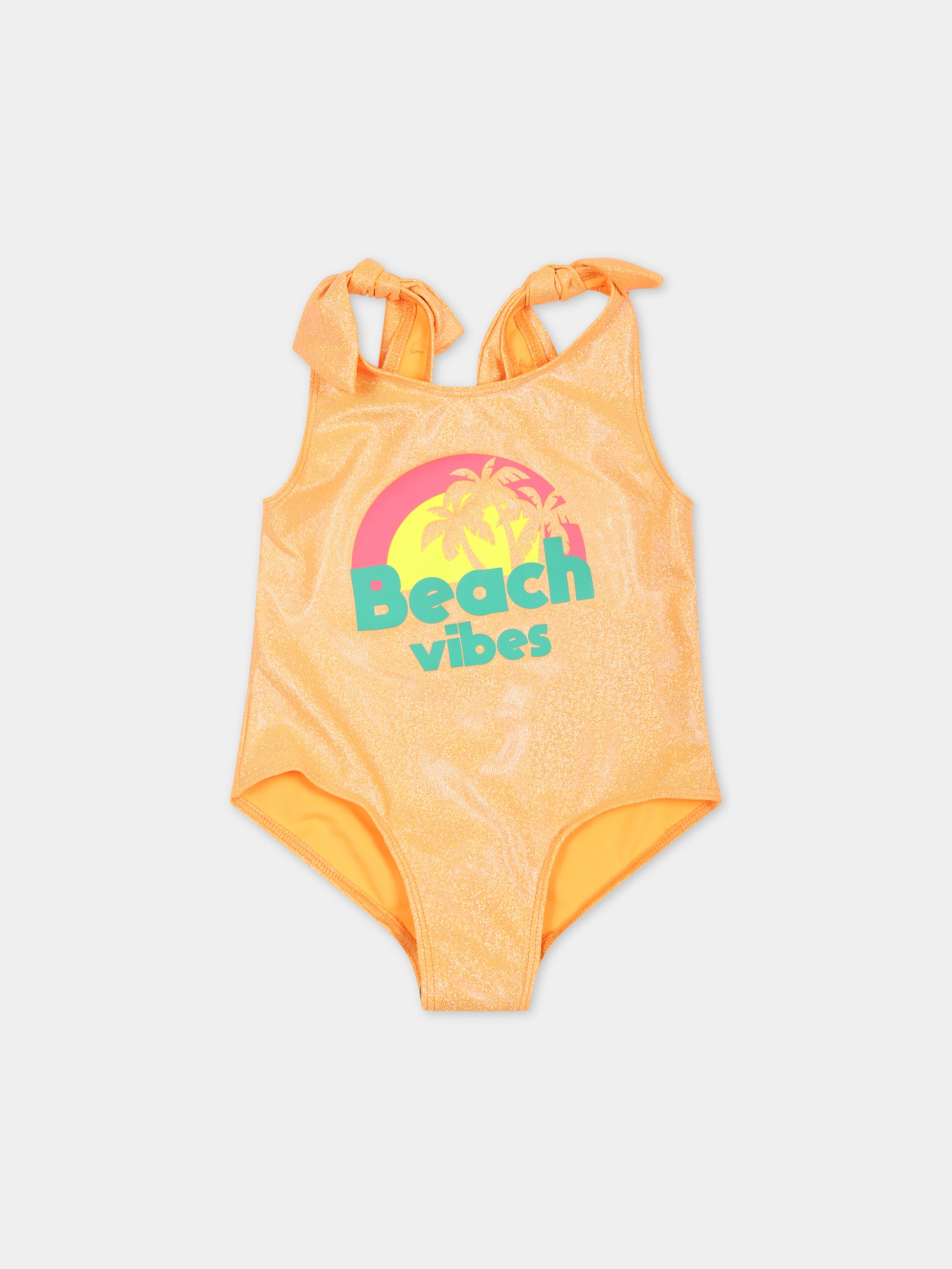 Costume arancione per neonata con palme,Billieblush,U10508 41K